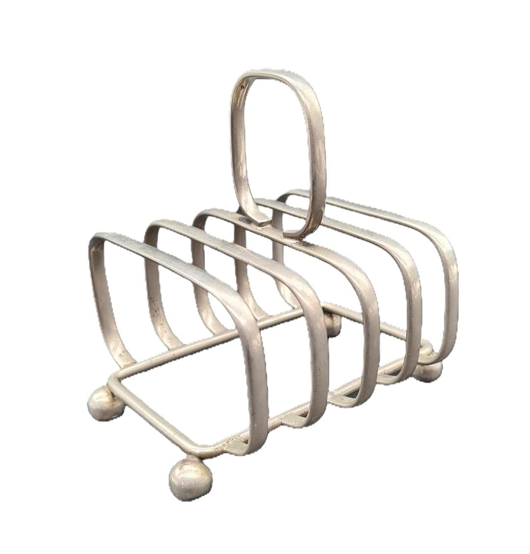 Toast rack, silver, United Kingdom, 1960s