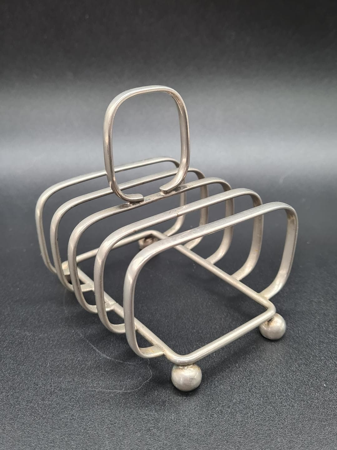 Toast rack, silver, United Kingdom, 1960s - 357345