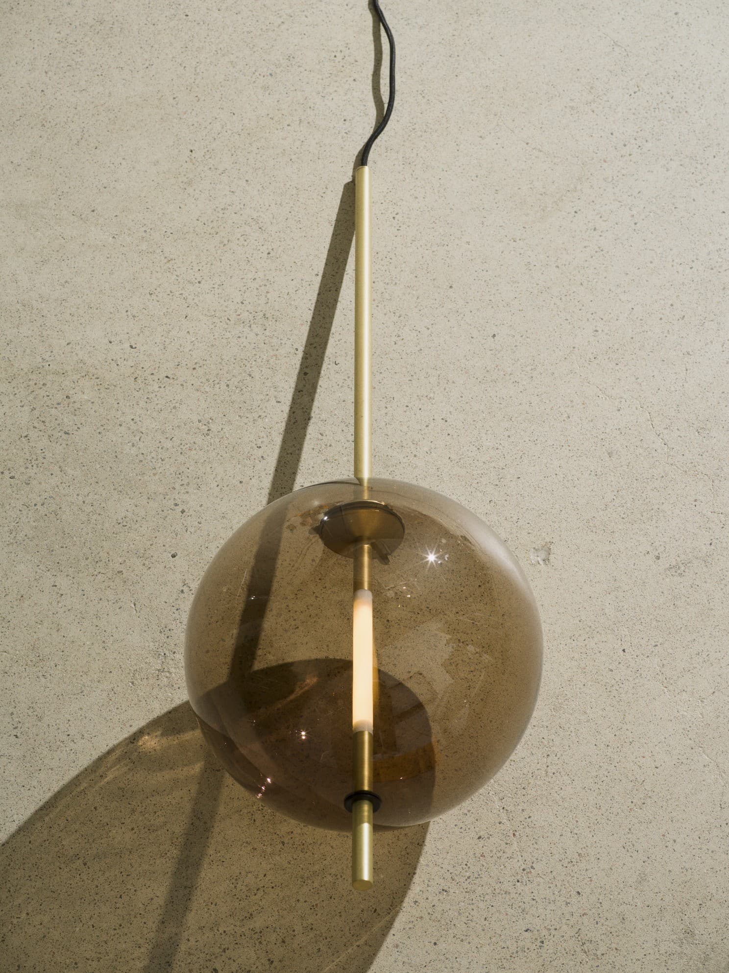 Pendant lamp Kandinsky 30 brown, gold Pholc - 358148