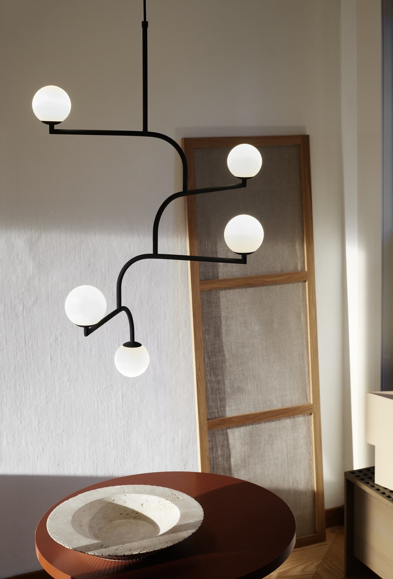 Pendant lamp MOBIL 100 black, white Pholc - 358078