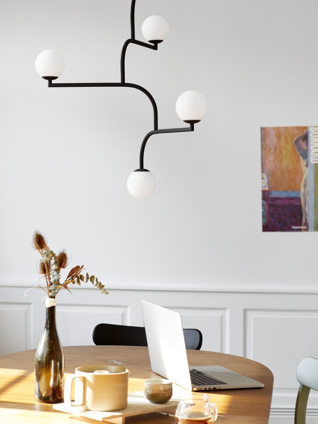 Pendant lamp MOBIL 100 black, white Pholc - 358080