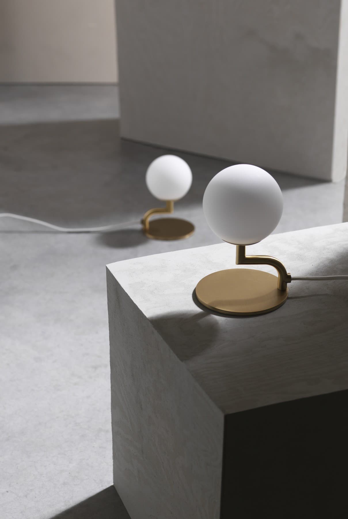 Table lamp MOBIL 18 white, gold Pholc - 358057