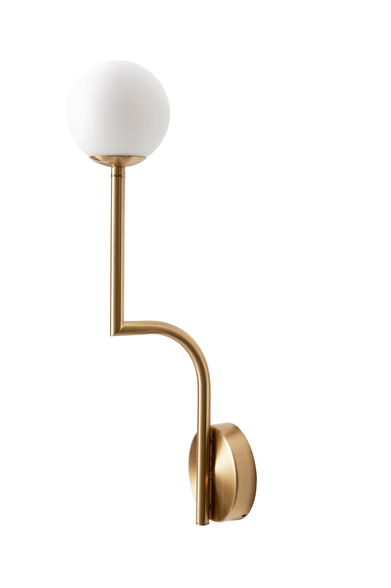 Wall lamp MOBIL 46 white, gold Pholc