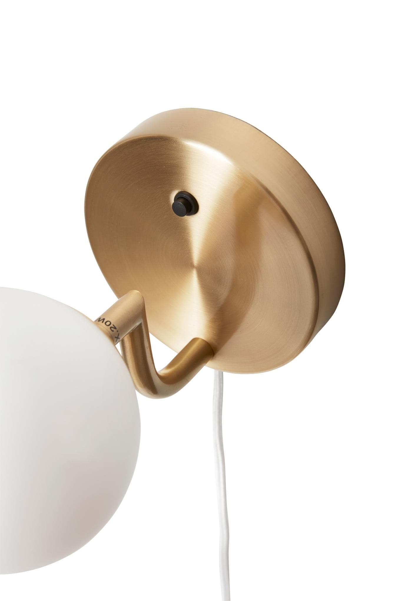 Wall lamp MOBIL 12 white, gold, Pholc - 358049
