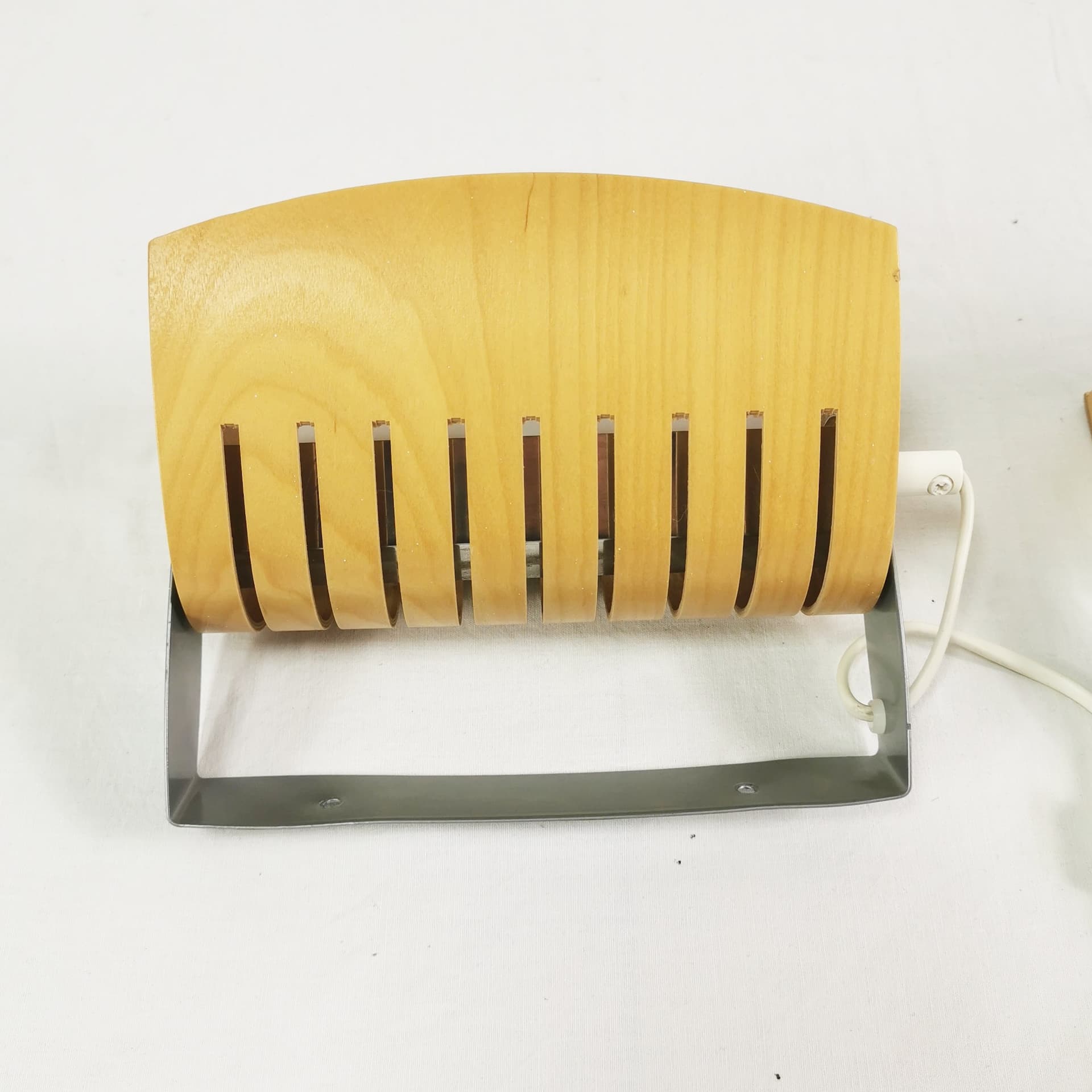 Para kinkietów Strimma, brązowy, drewno, metal szary, Ikea, Szwecja, lata 80. - 357979