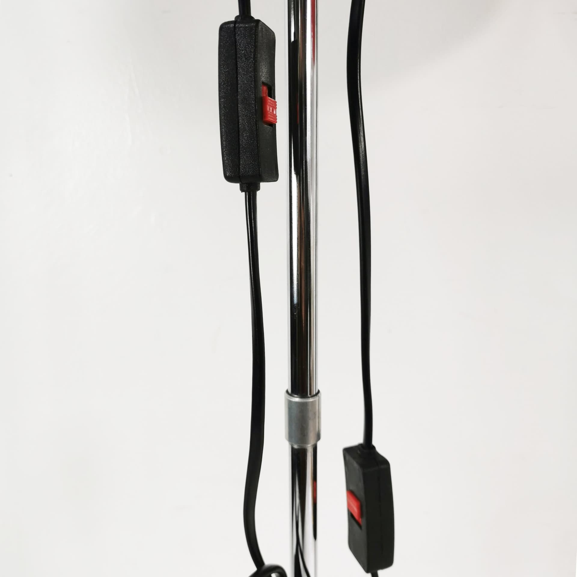 Floor lamp, red, metal, Horn Belysning, Denmark, 1960s. - 358185