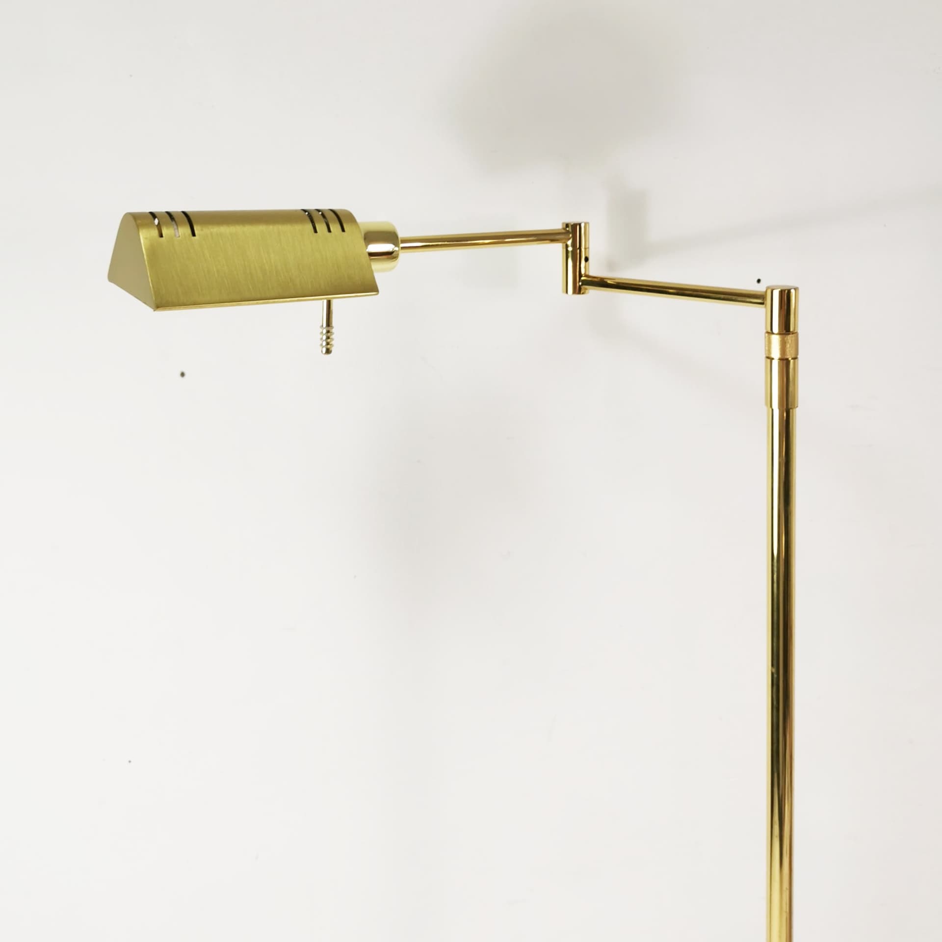 Floor lamp, gold brass, Germany, 1970s. - 358213