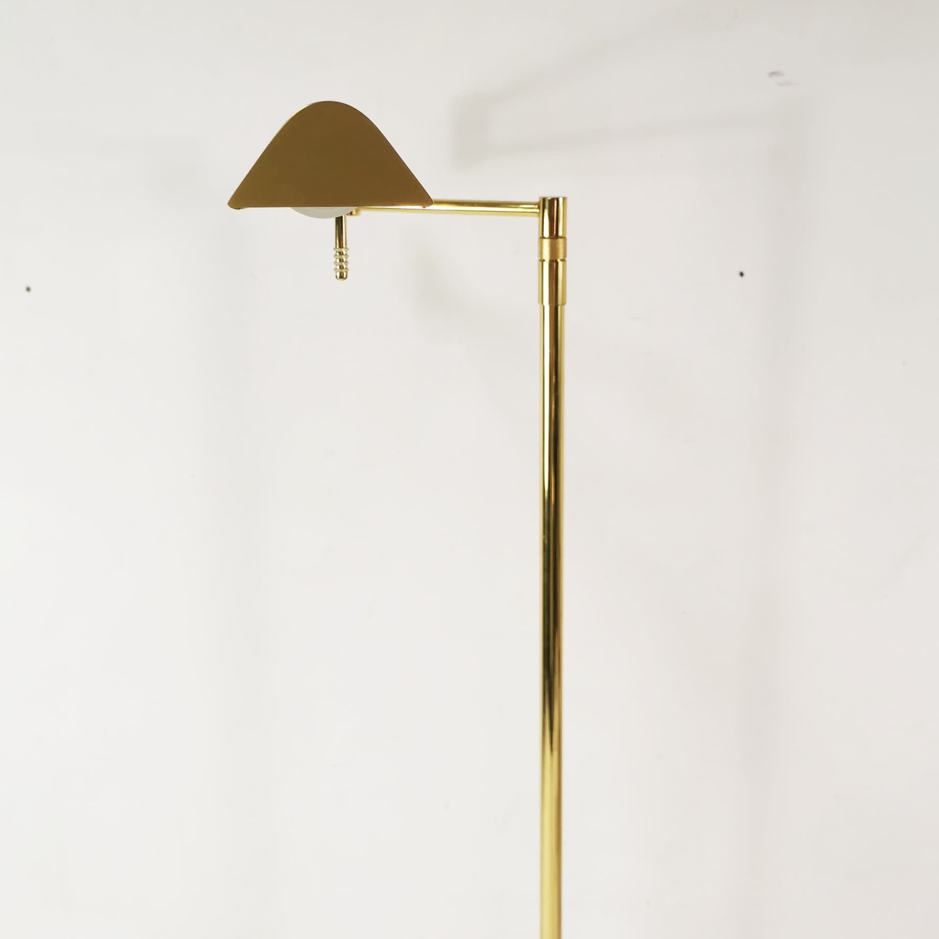 Floor lamp, gold brass, Germany, 1970s. - 358214
