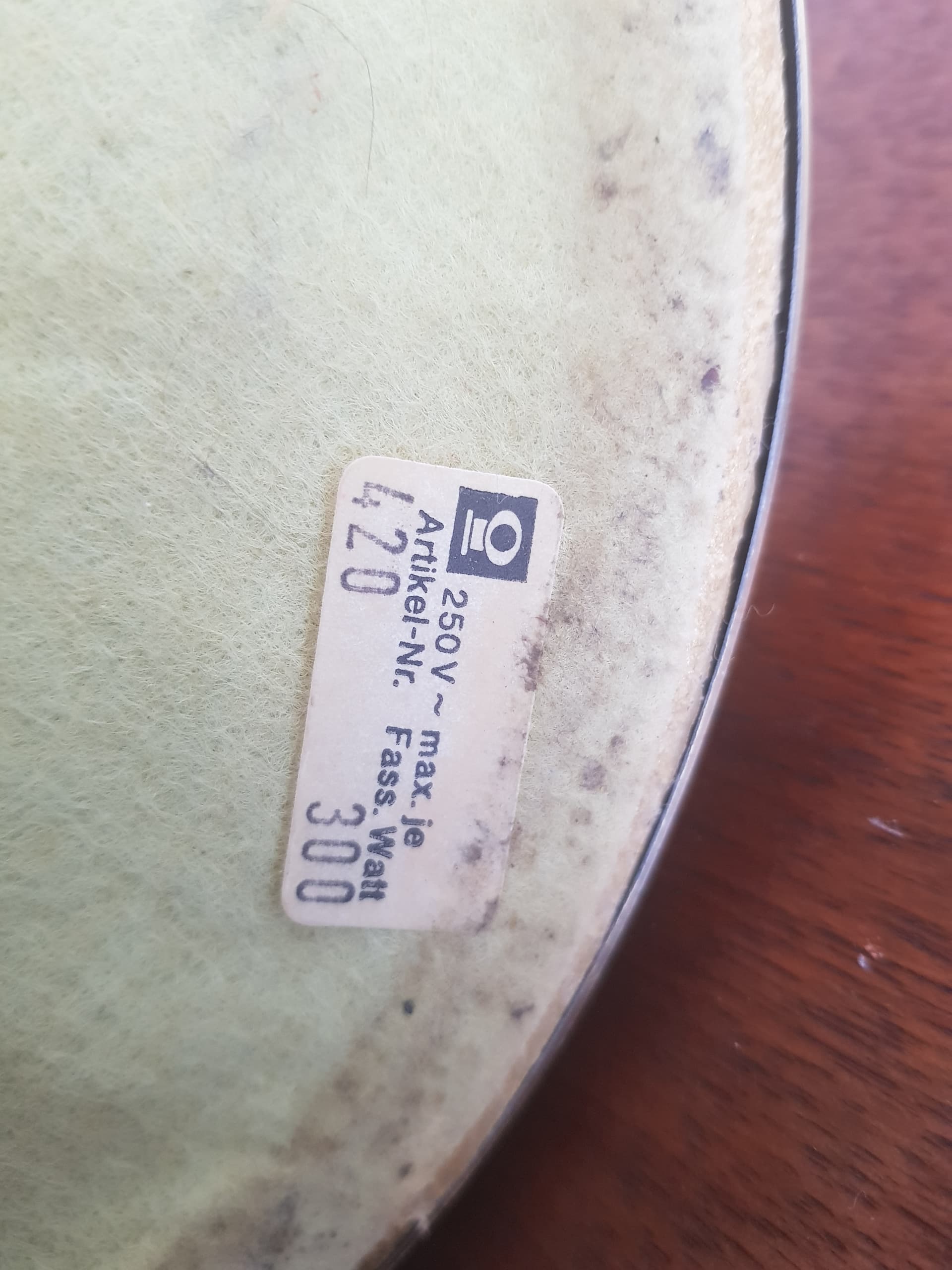 Lampa stołowa, mosiądz złoty, Austria, lata 70. - 358350