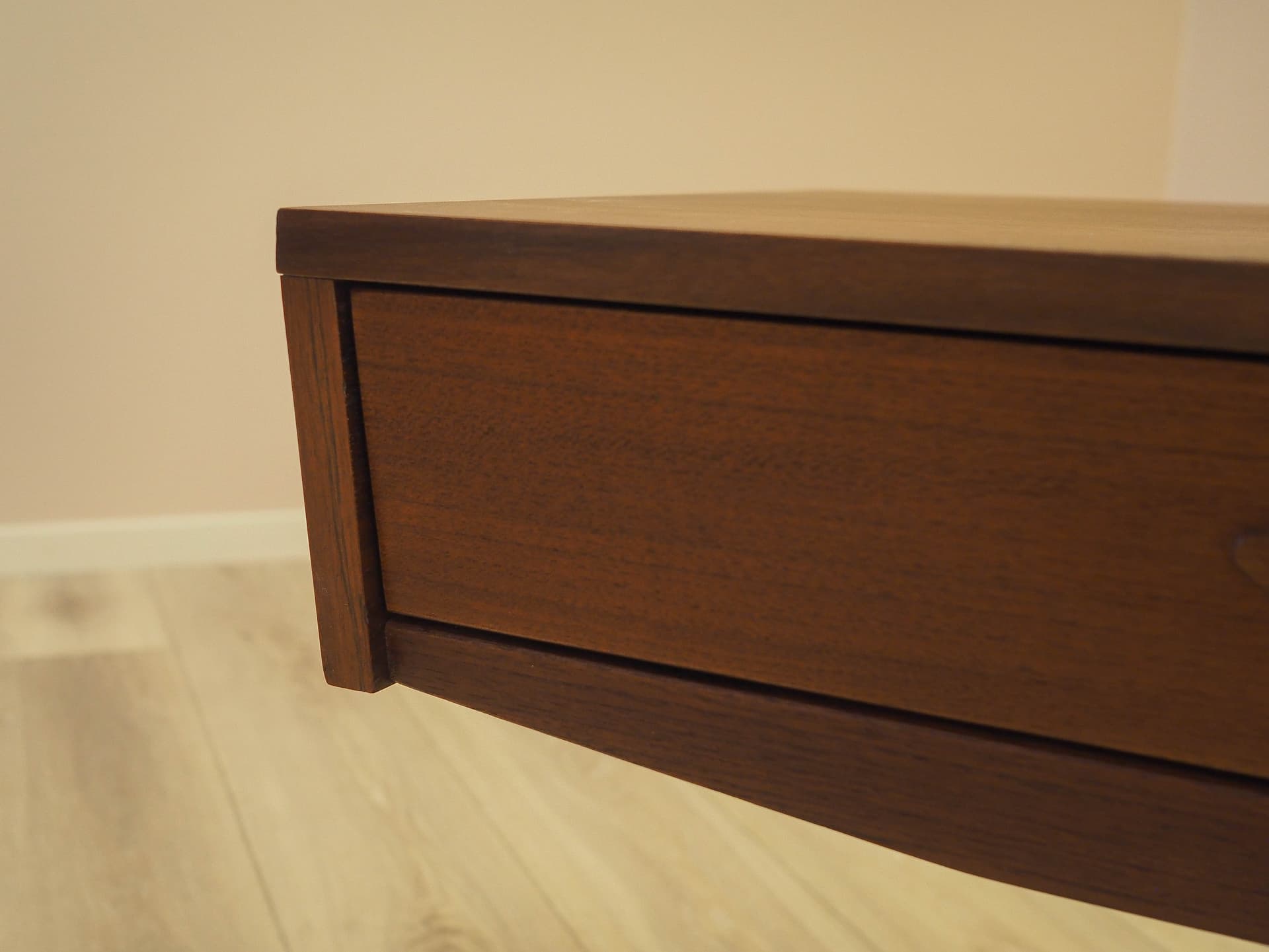 Sideboard, teak brązowy pomarańczowy, Dania, lata 70. - 358433