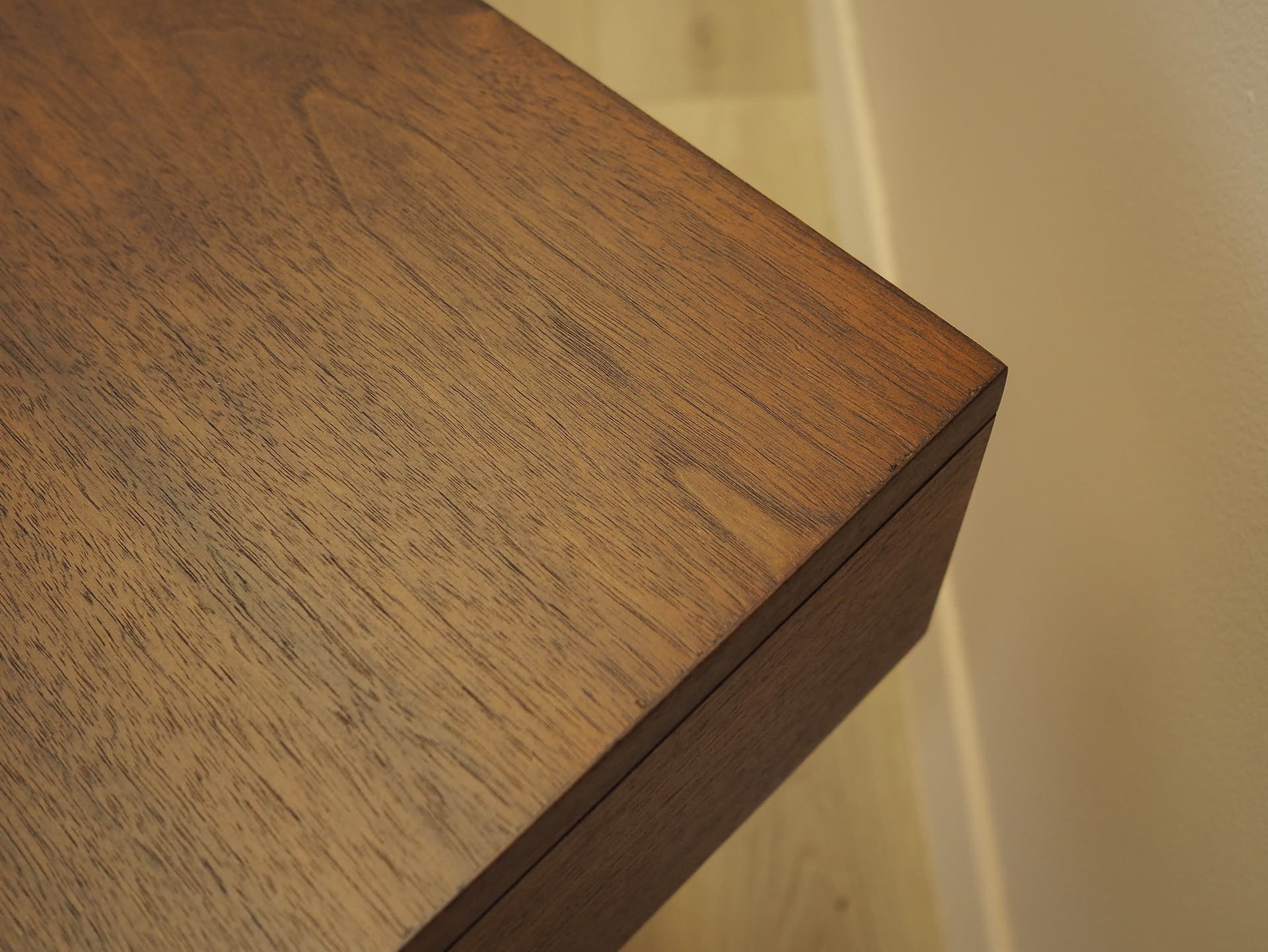 Sideboard, teak brązowy pomarańczowy, Dania, lata 70. - 358436