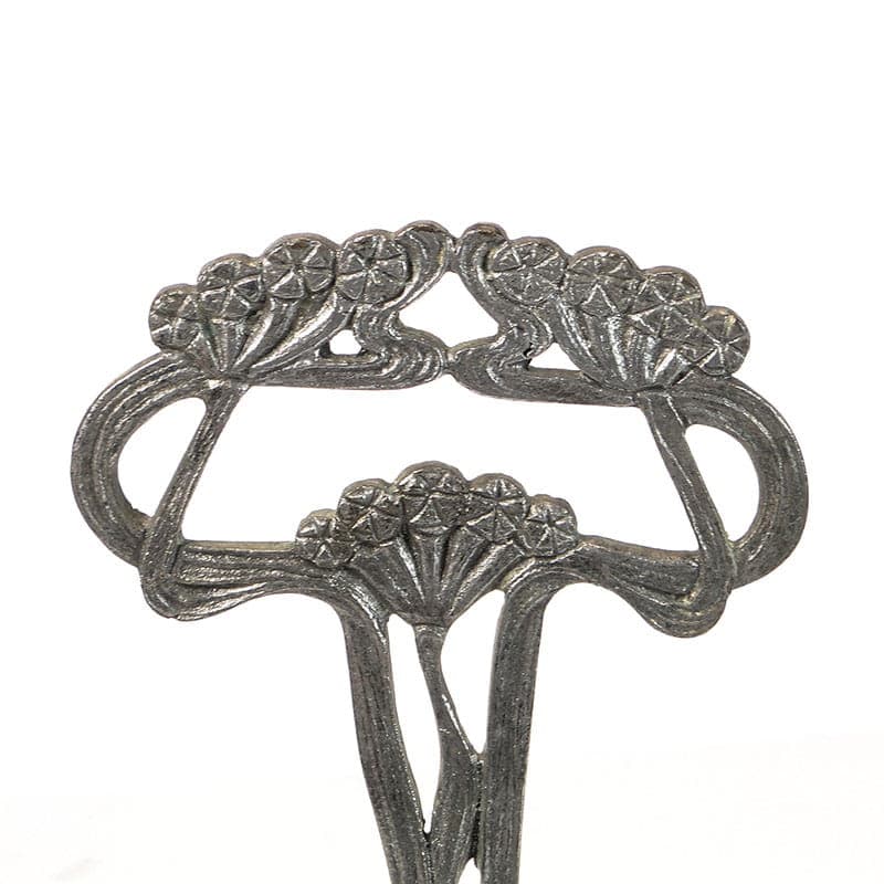 Art Nouveau centerpiece, silver transparent, brass glass, Germany, 1890s. - 358573