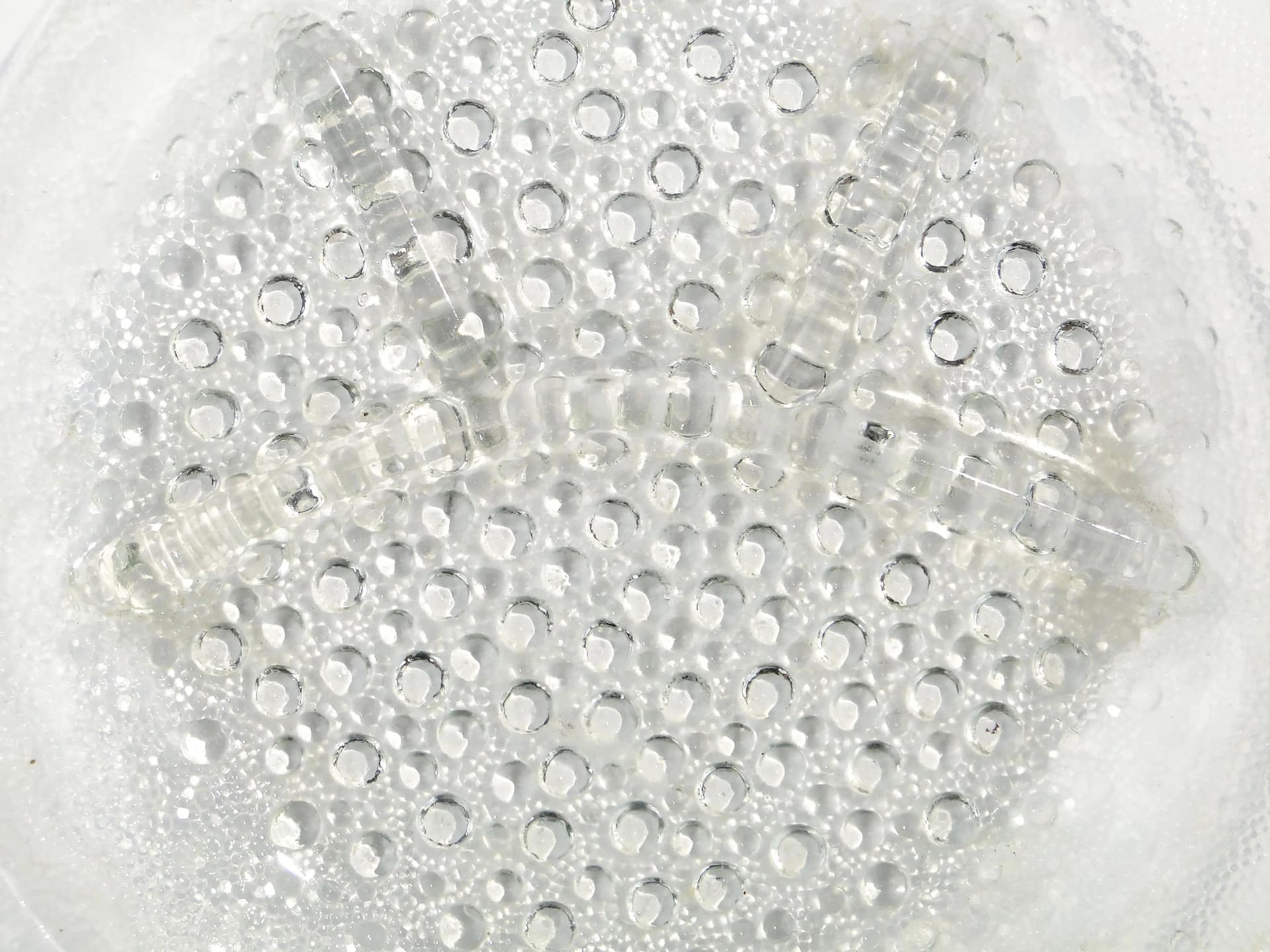 Patera Asteroid, szkło transparent, proj. J.S. Drost, Ząbkowice, Polska, lata 60. - 358594