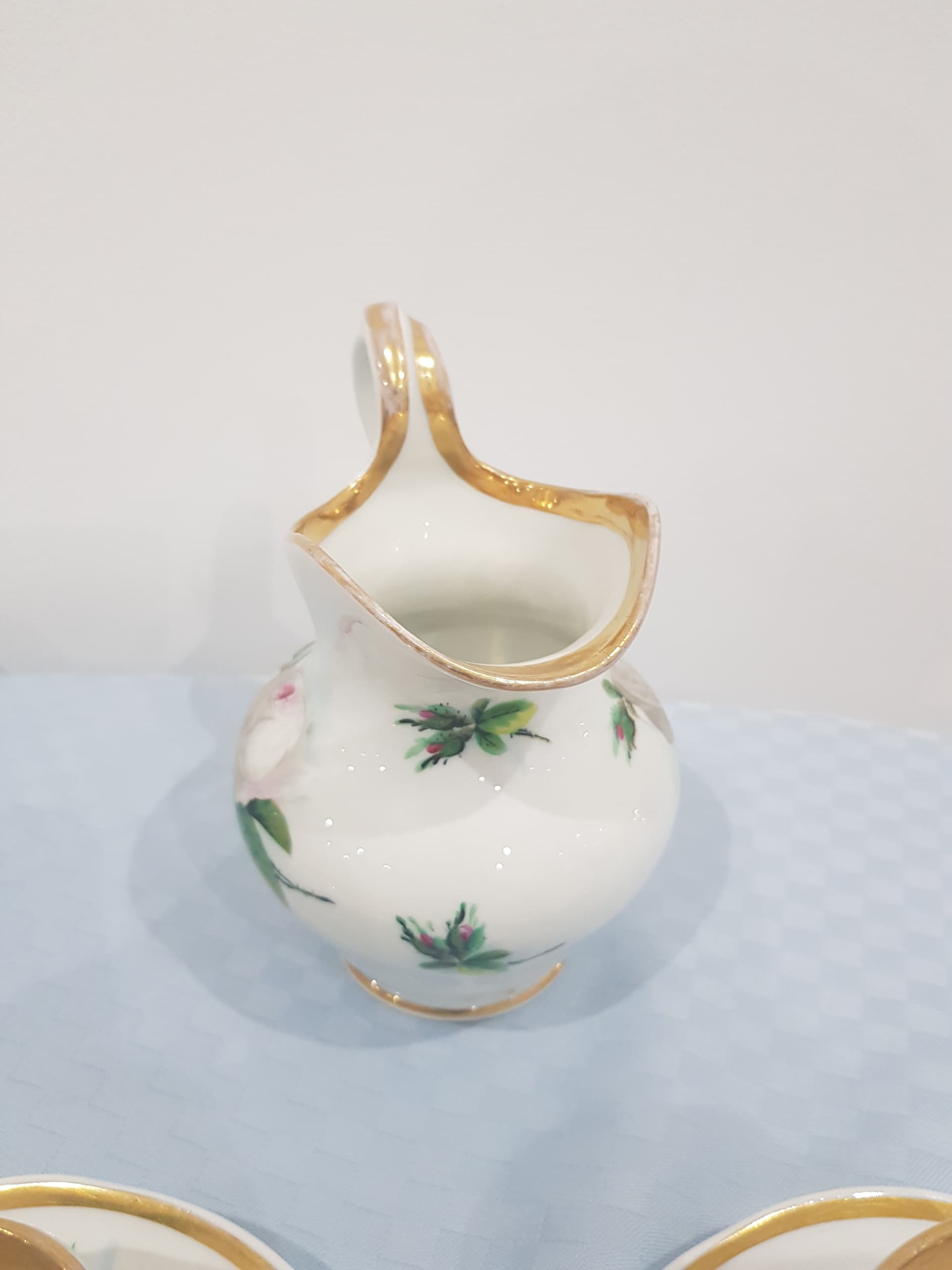 Twenty-eight piece coffee set, white gilded porcelain, KPM, Germany, 19th century - 358716