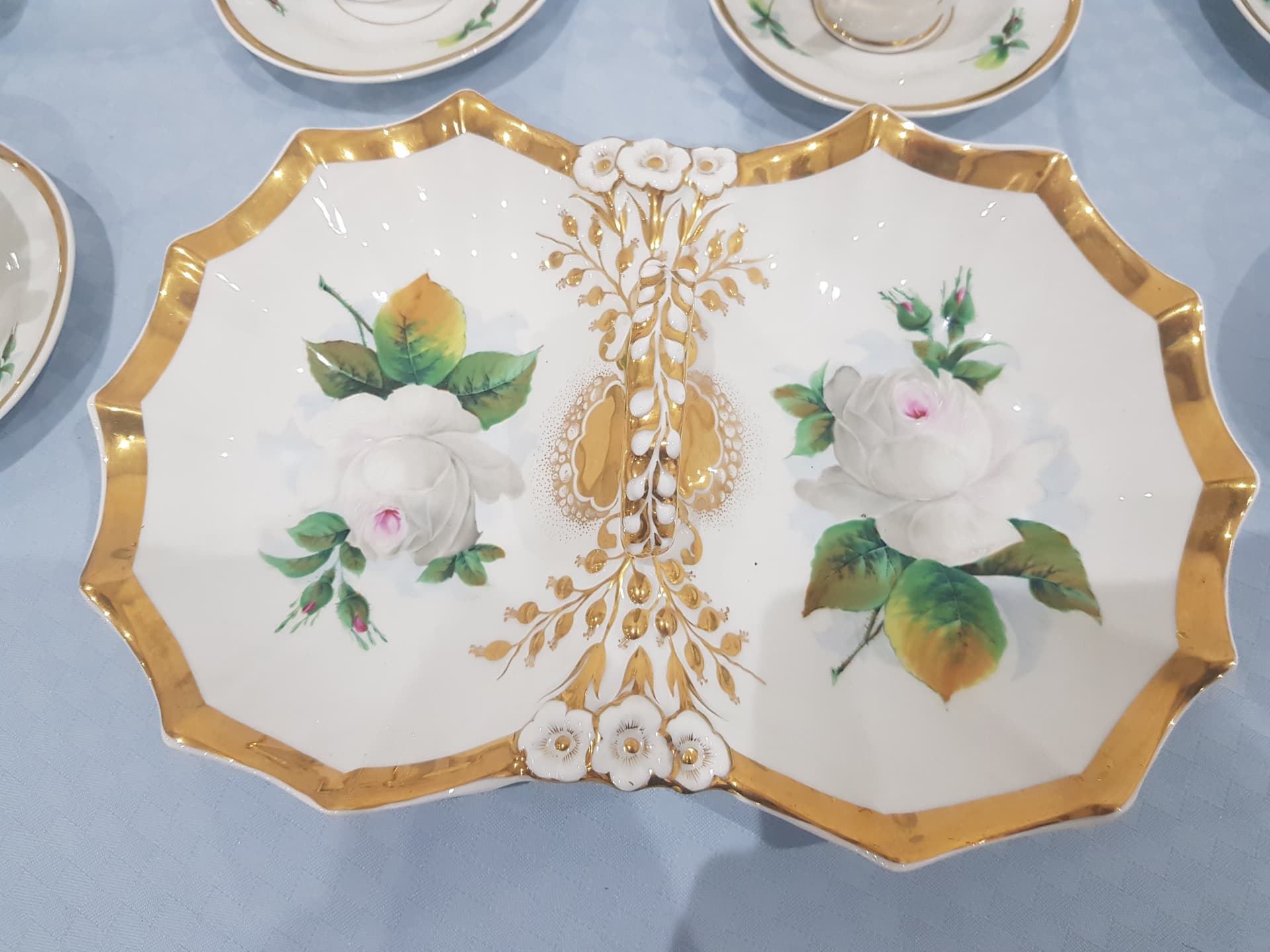 Twenty-eight piece coffee set, white gilded porcelain, KPM, Germany, 19th century - 358715