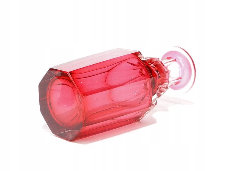 Decanter Biedermeier, ruby, glass, 19th c. - 358872