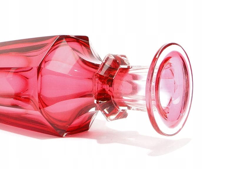 Decanter Biedermeier, ruby, glass, 19th c. - 358873