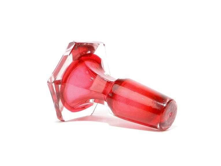 Decanter Biedermeier, ruby, glass, 19th c. - 358863