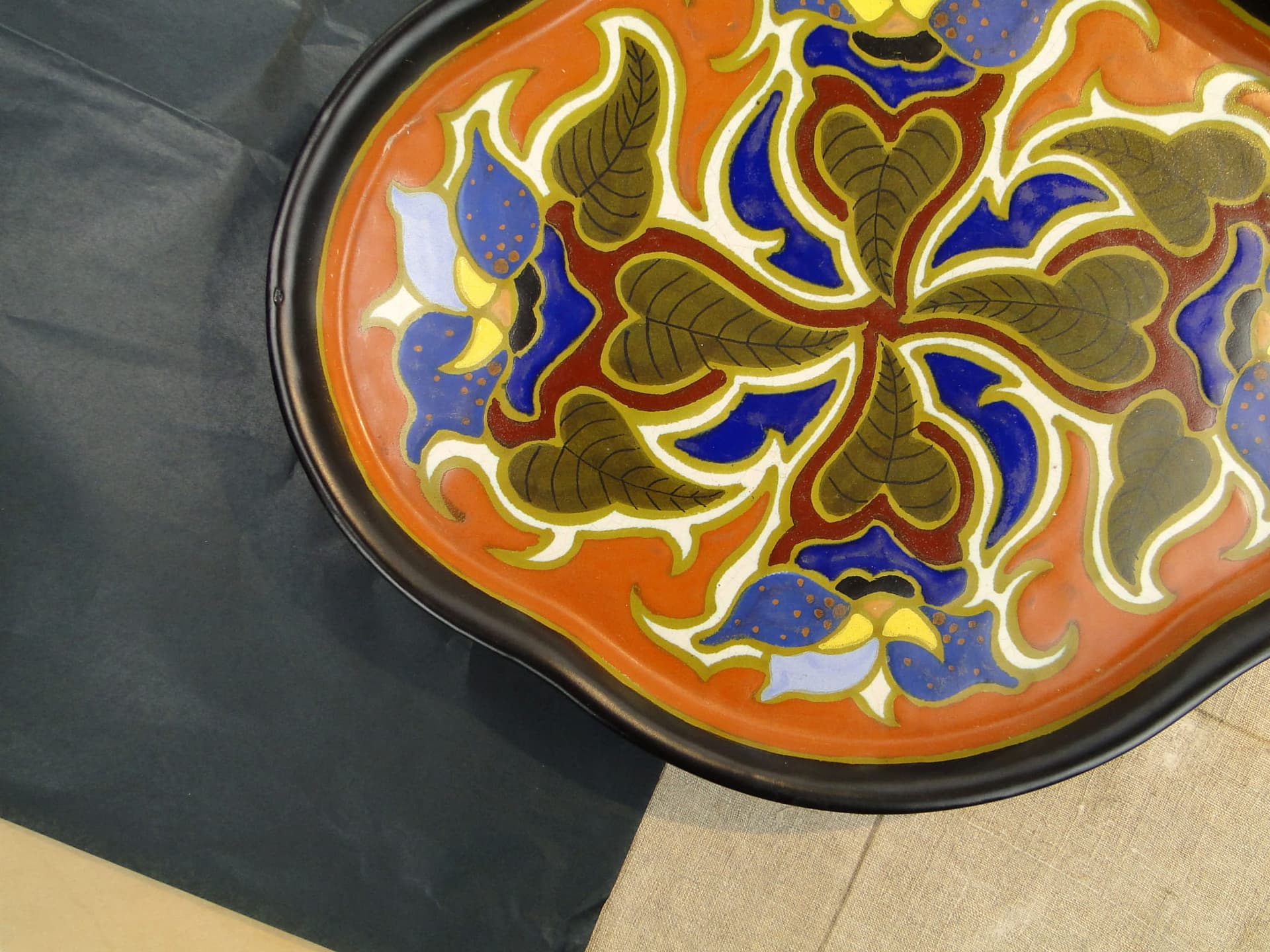 Tray Art & Craft, ceramics, Netherlands, 1920s. - 359025
