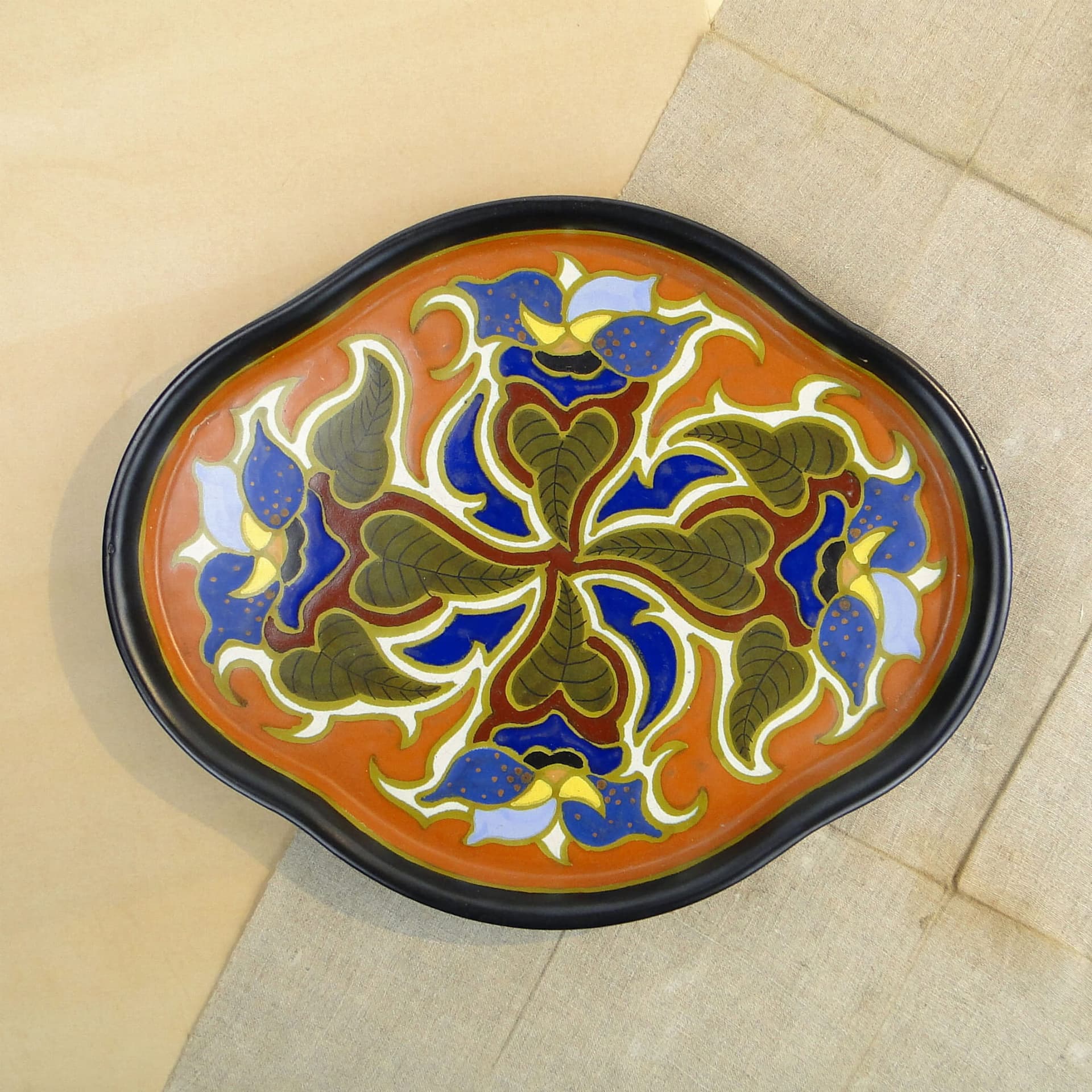 Tray Art & Craft, ceramics, Netherlands, 1920s. - 359022