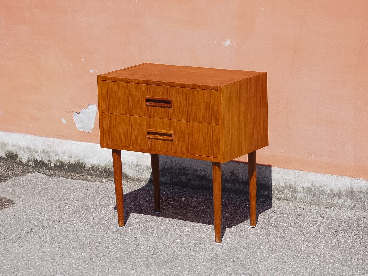 Komoda, teak brązowy, Dania, lata 60. - 359050