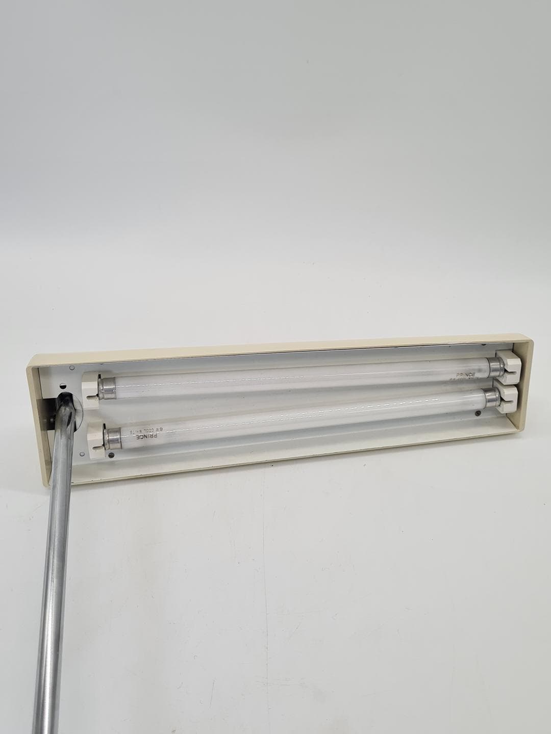 Lampa biurkowa TL 218, kremowy, plastik, stal chromowana, Waldmann-Leuchten, Niemcy, lata 80. - 359088