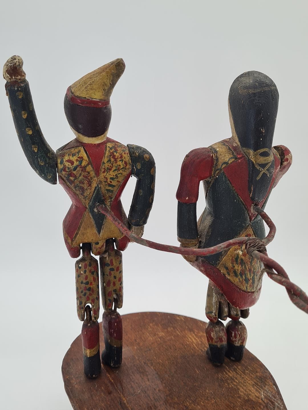 Folk toy, dancing couple, polychrome wood, Central Europe, 1930s. - 359129