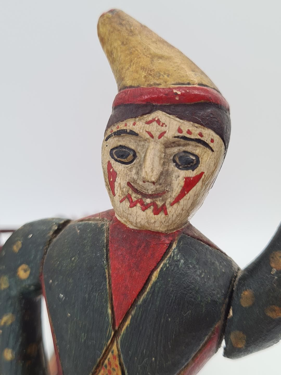 Folk toy, dancing couple, polychrome wood, Central Europe, 1930s. - 359132