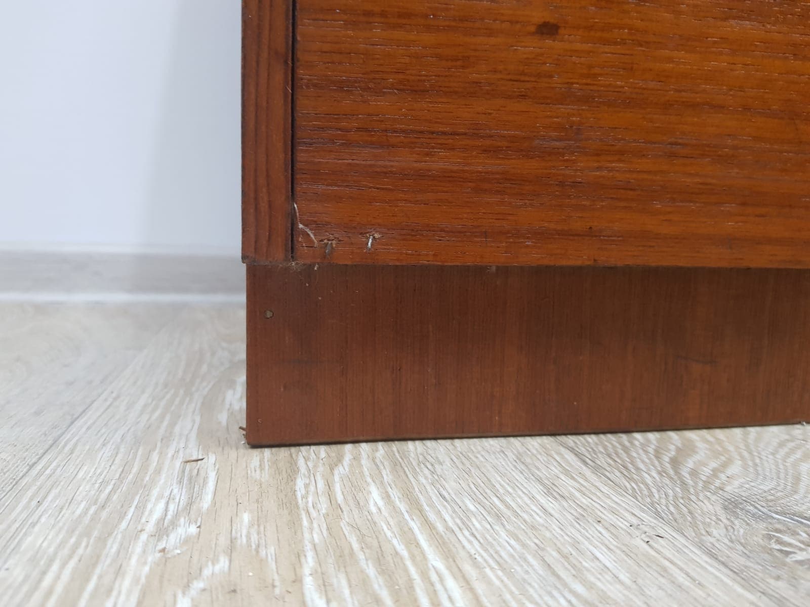 Szafka na buty, teak brązowy, Dania, lata 50. - 359240