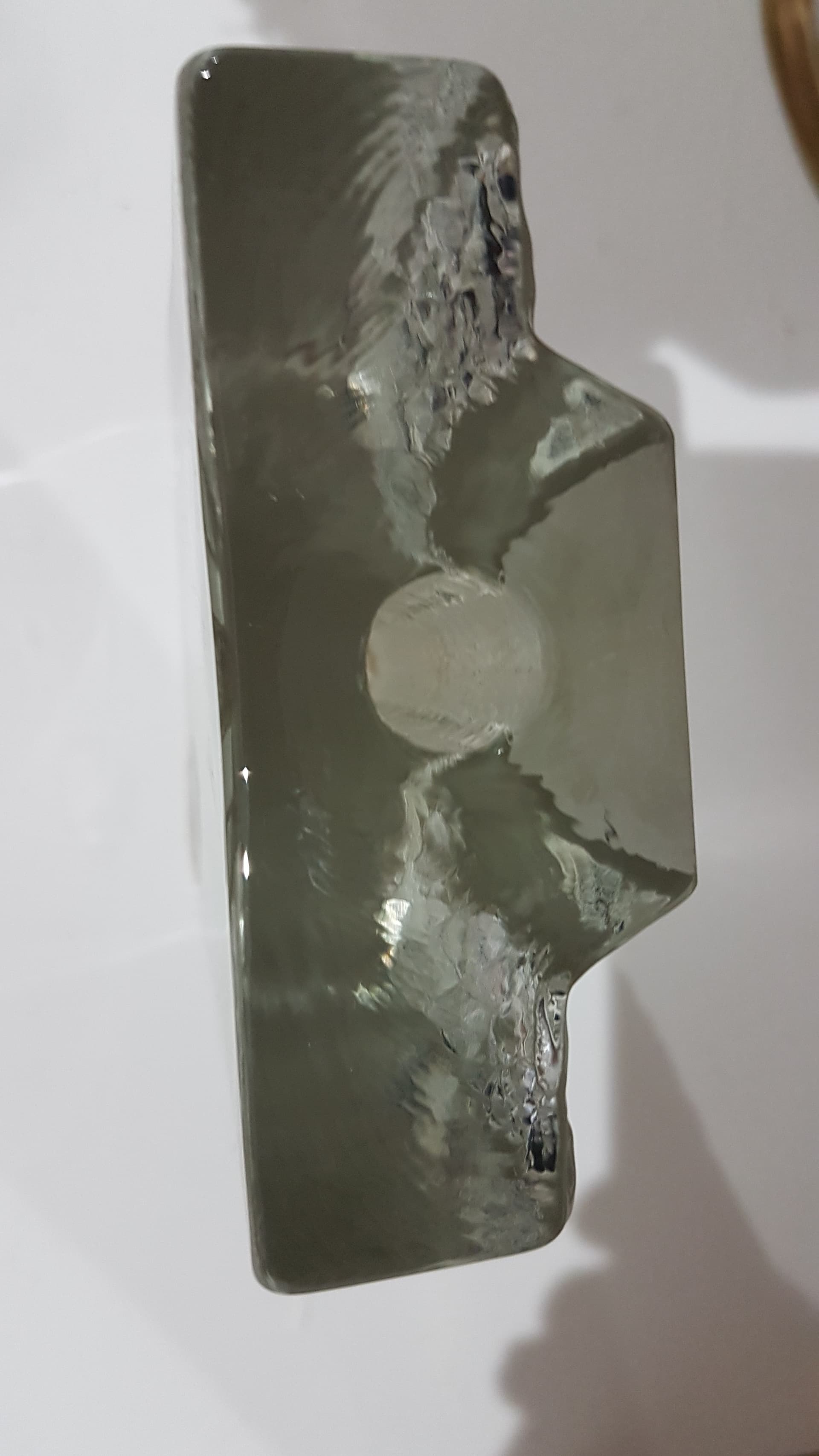Wazon soliter, transparentny, szkło, proj. H. Düsterhaus, Walther Glas, Niemcy, lata 70. - 359347