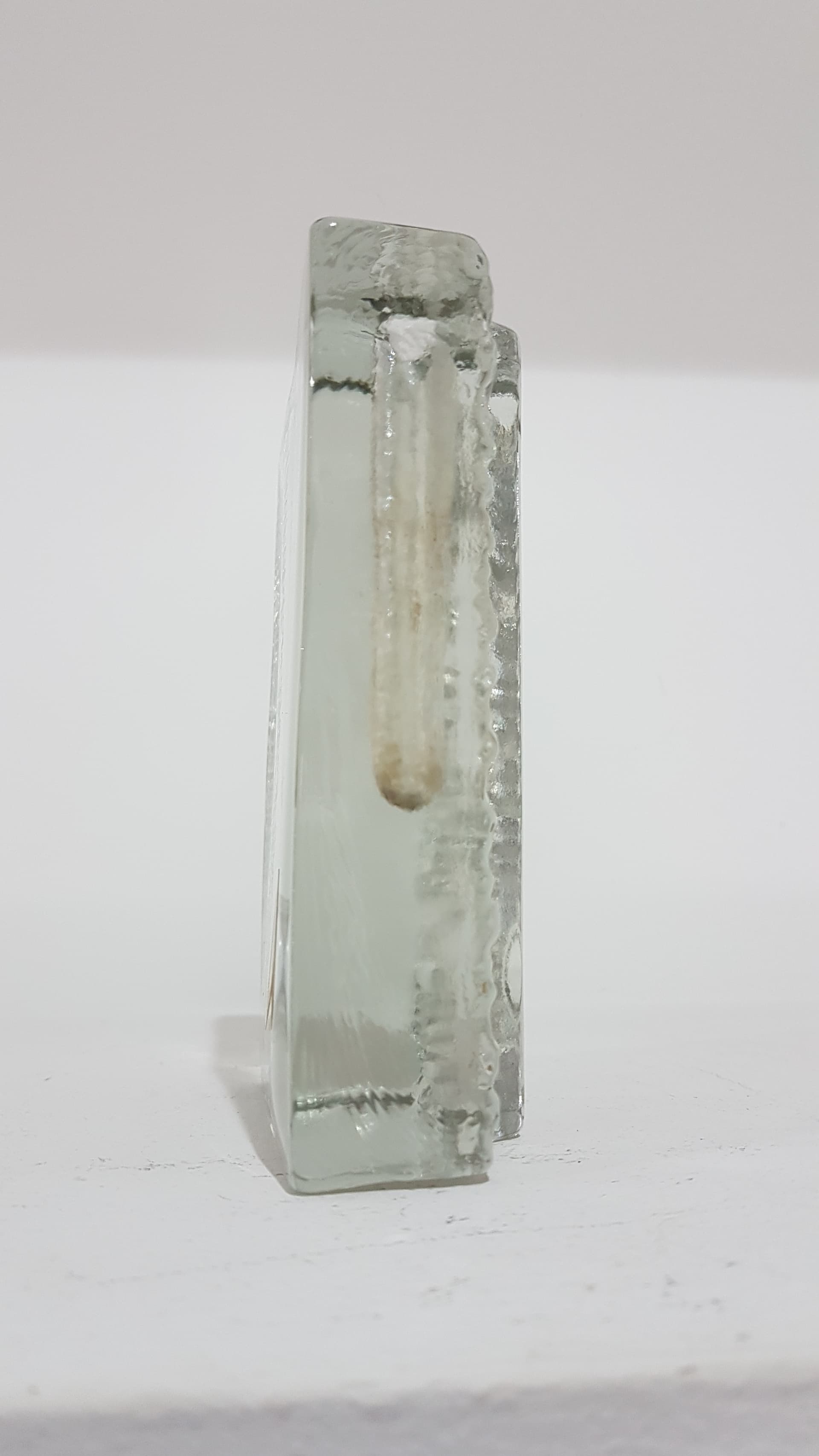 Wazon soliter, transparentny, szkło, proj. H. Düsterhaus, Walther Glas, Niemcy, lata 70. - 359349