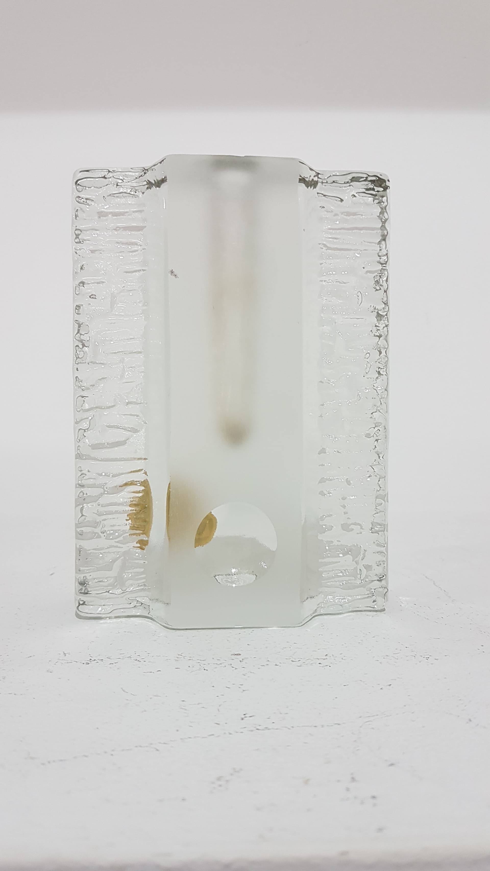 Wazon soliter, transparentny, szkło, proj. H. Düsterhaus, Walther Glas, Niemcy, lata 70. - 359345