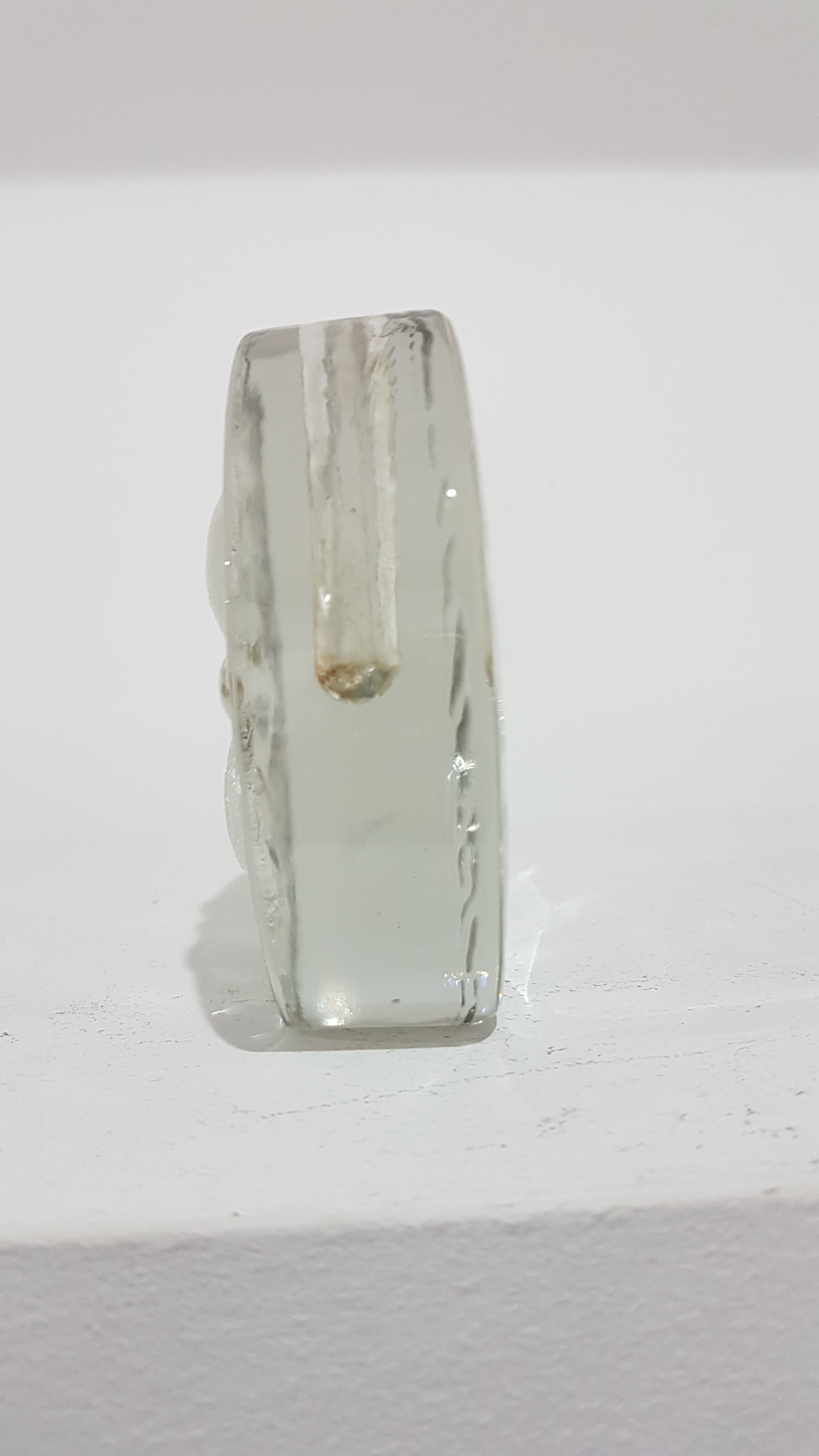Wazon soliter, szkło transparentne, proj. H. Düsterhaus, Walther Glas, Niemcy, lata 70. - 359350