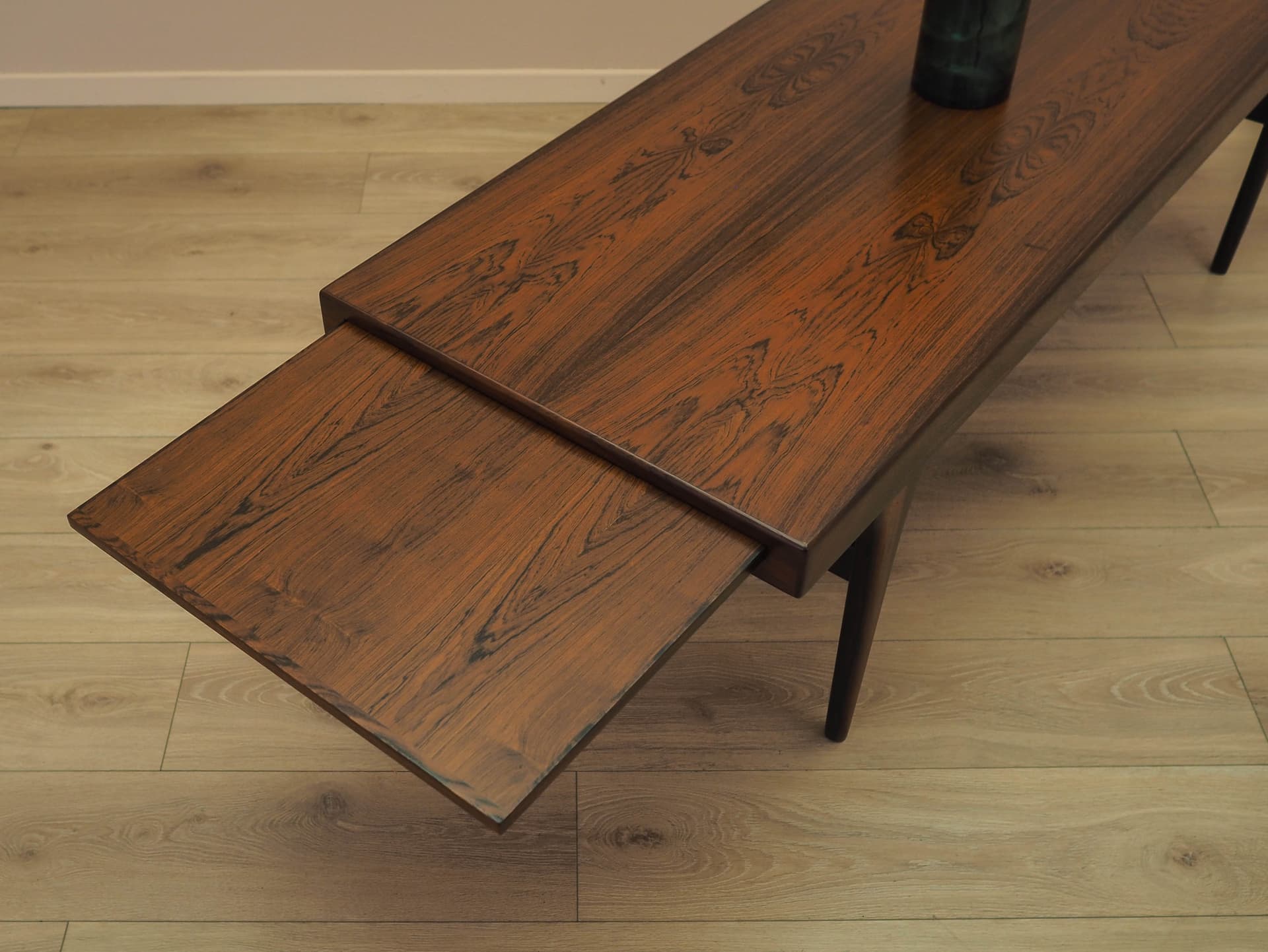 Coffee table, brown rosewood, by J. Andersen, Denmark, 1960s. - 359420