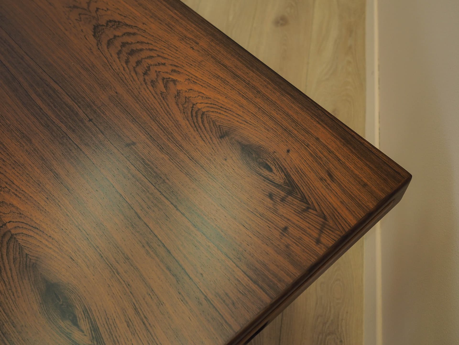 Coffee table, brown rosewood, by J. Andersen, Denmark, 1960s. - 359422
