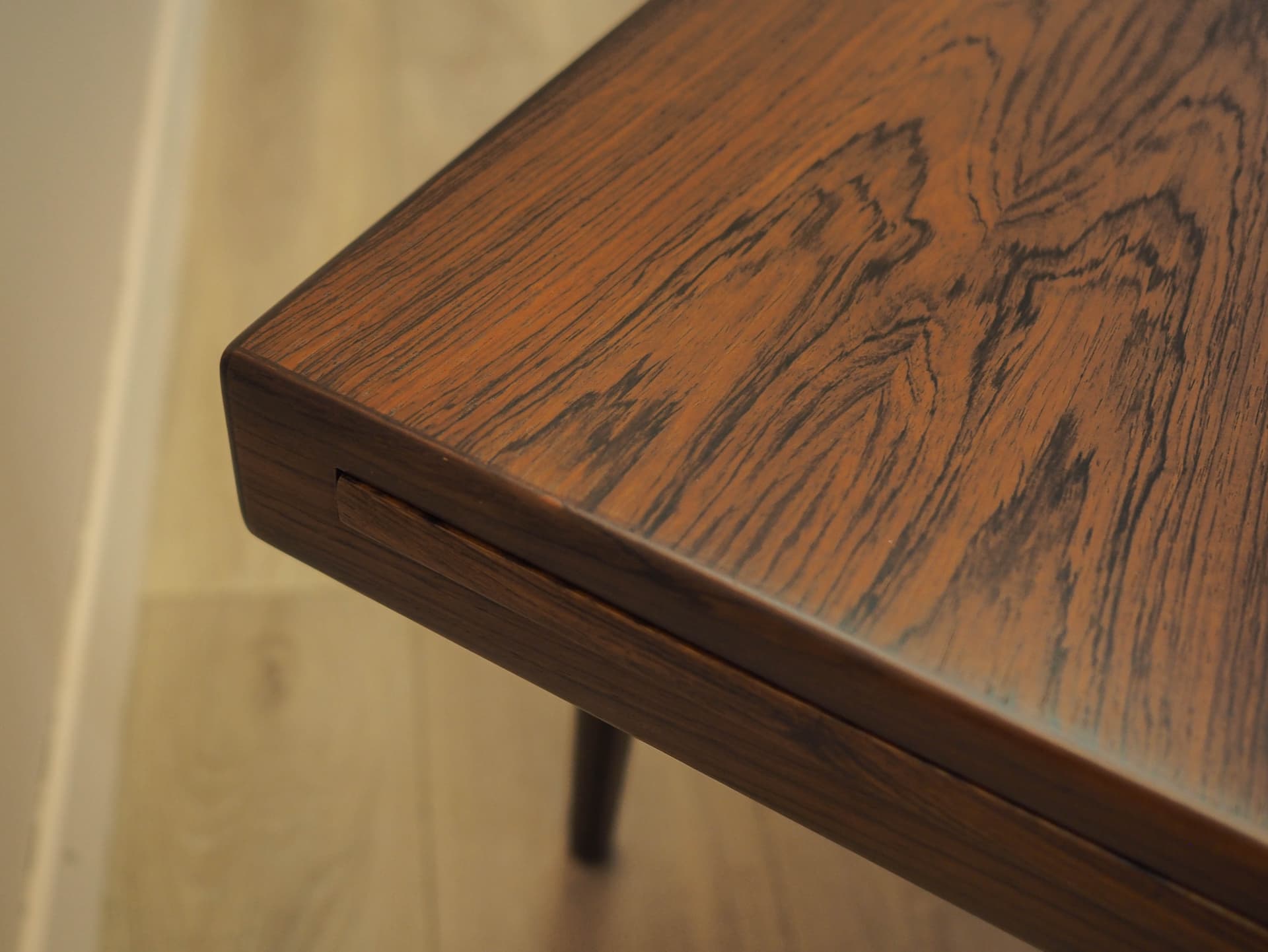 Coffee table, brown rosewood, by J. Andersen, Denmark, 1960s. - 359426