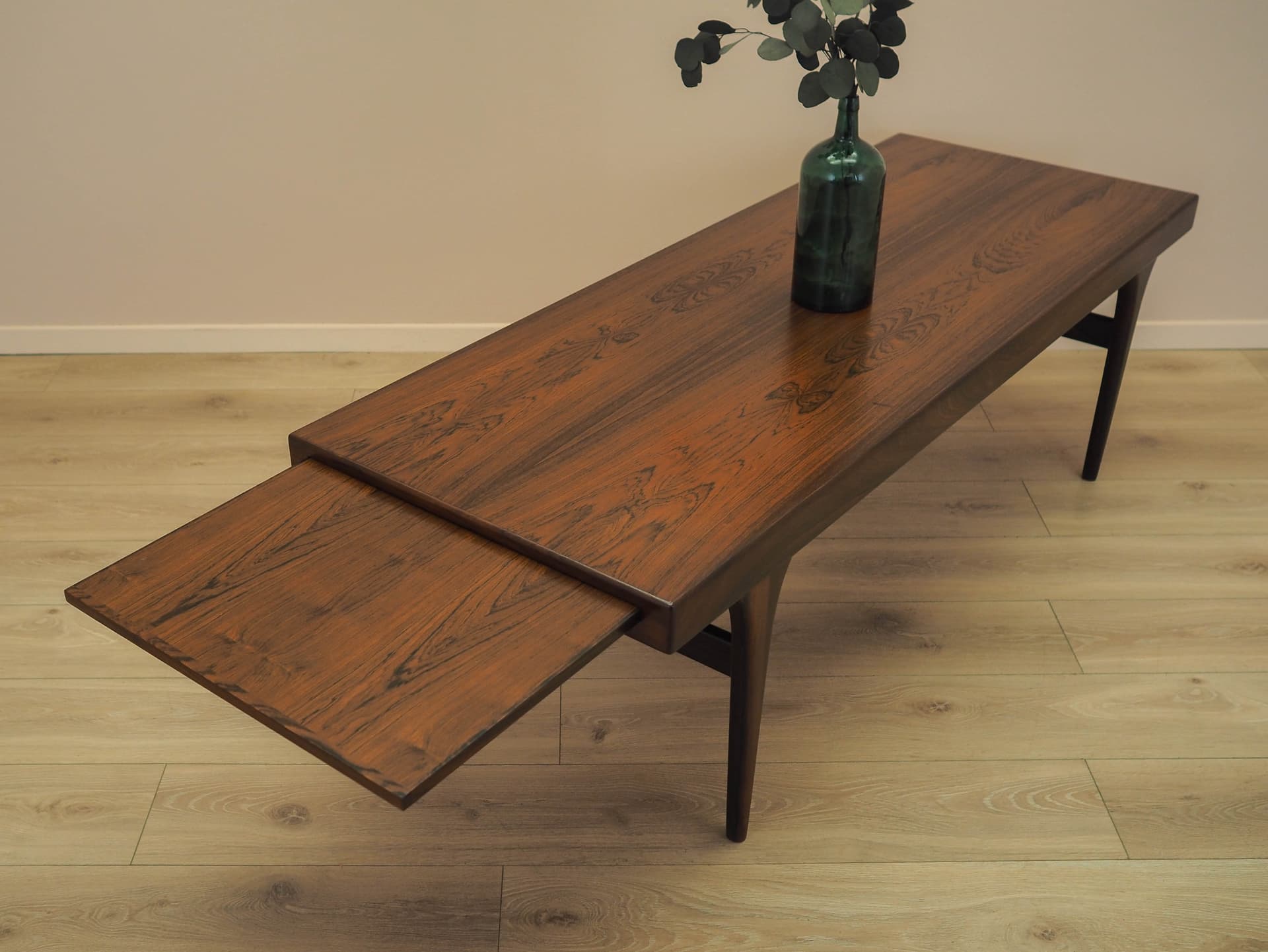 Coffee table, brown rosewood, by J. Andersen, Denmark, 1960s. - 359421