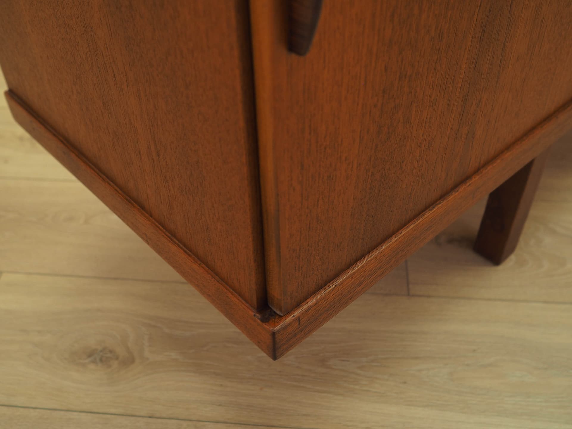 Sideboard, teak brązowy pomarańczowy, Dania, lata 60. - 359435