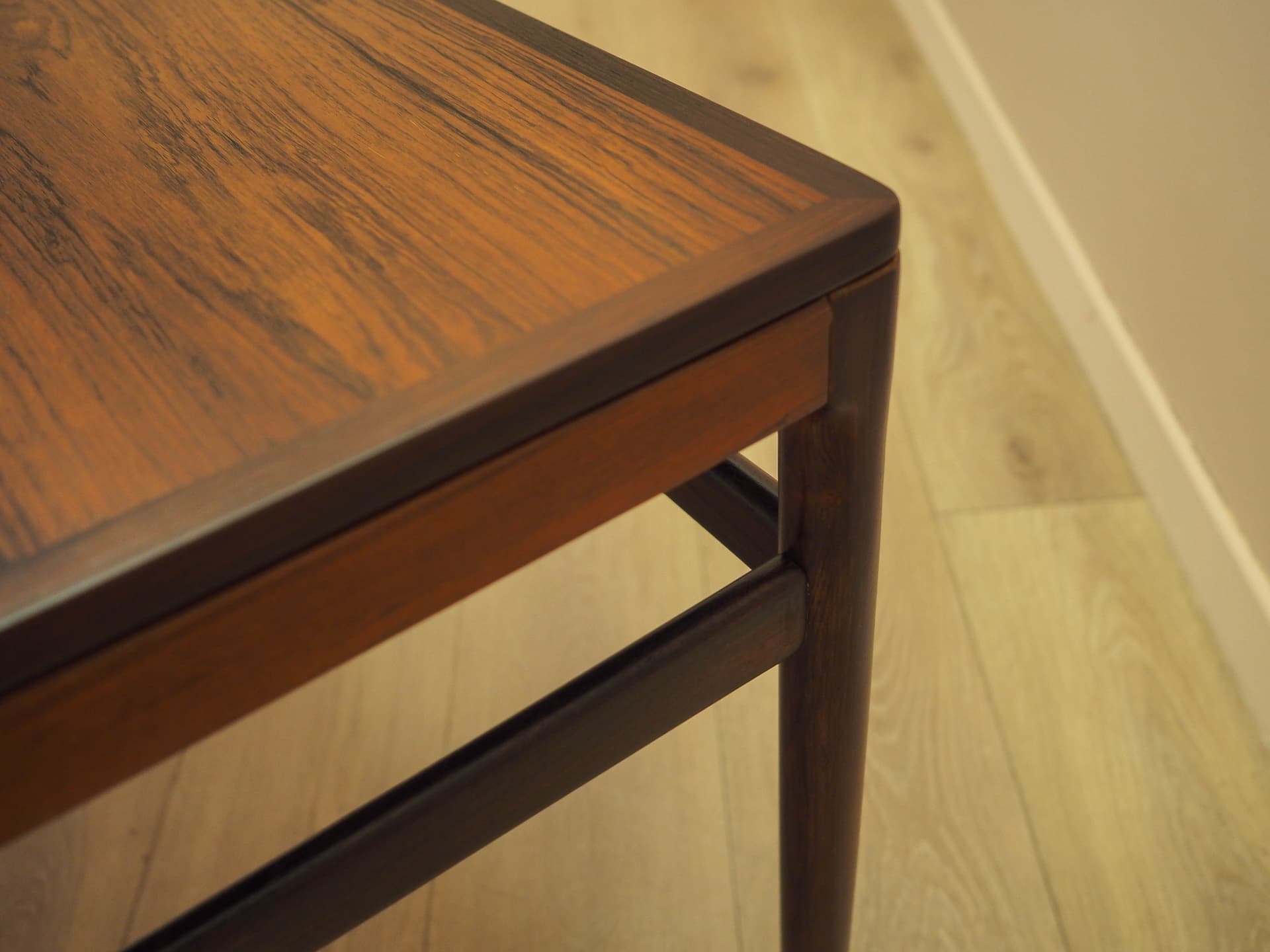 Coffee table, brown rosewood, Denmark, 1970s. - 359450