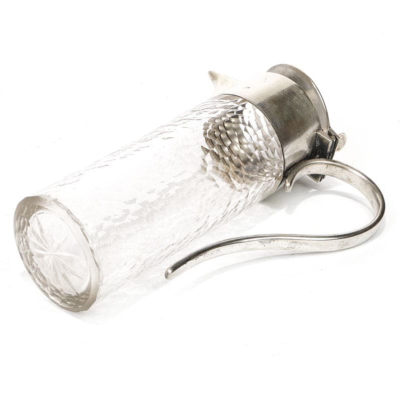 Liqueur set, Art Nouveau, silver, white metal, crystal, Austria-Hungary, early 20th c. - 359469