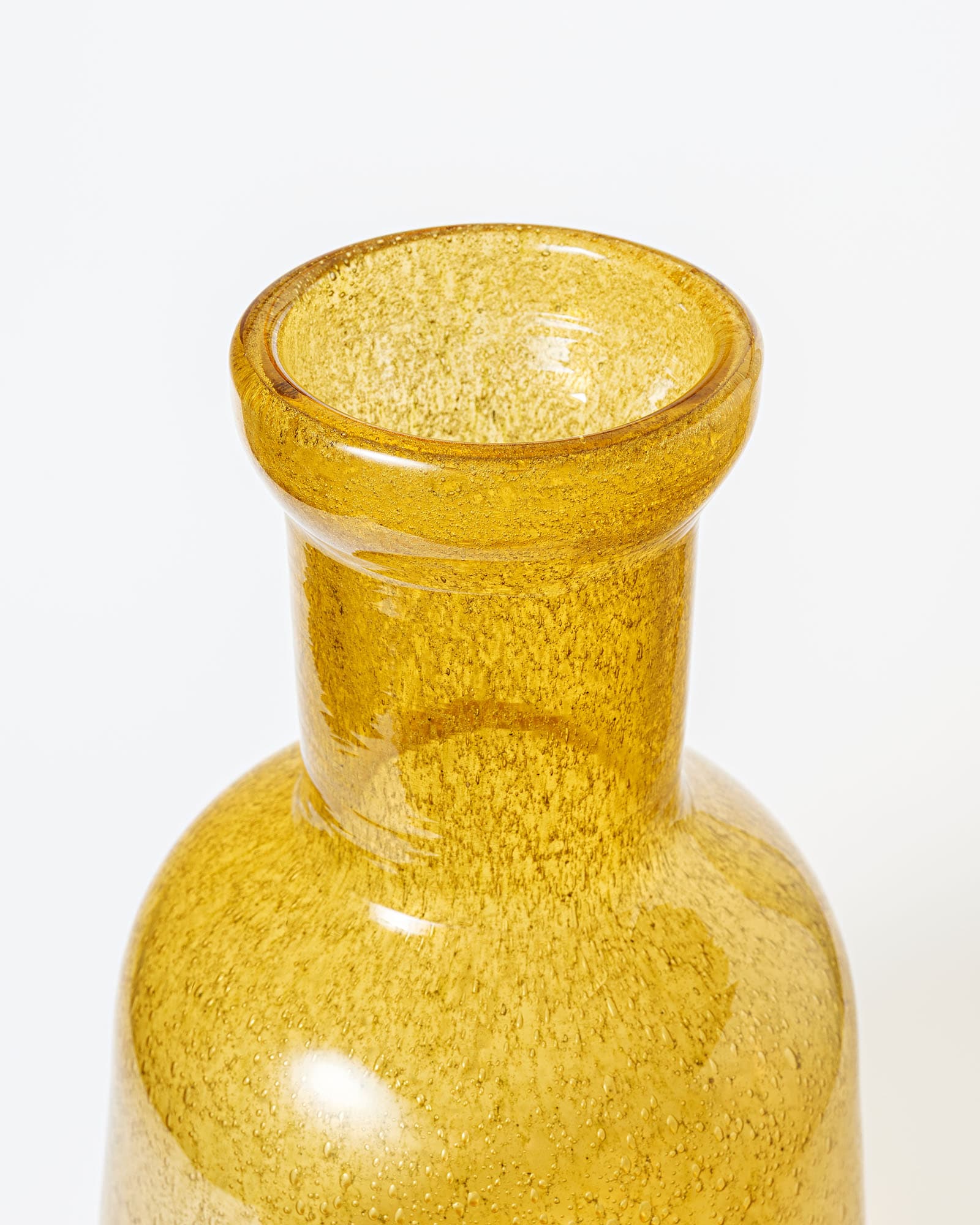 Decorative Bottle Antico, orange glass, 1970s - 359882