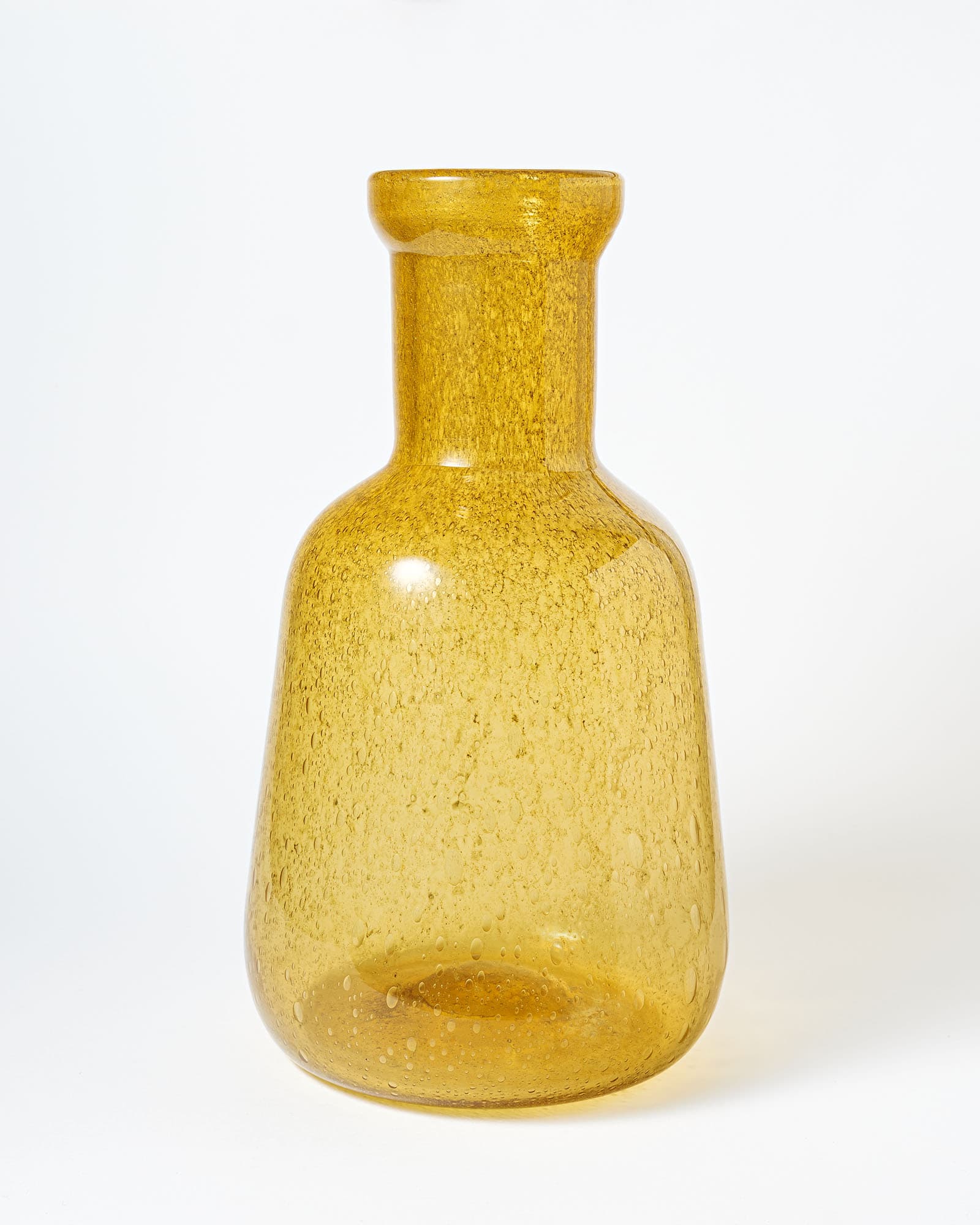 Decorative Bottle Antico, orange glass, 1970s - 359881