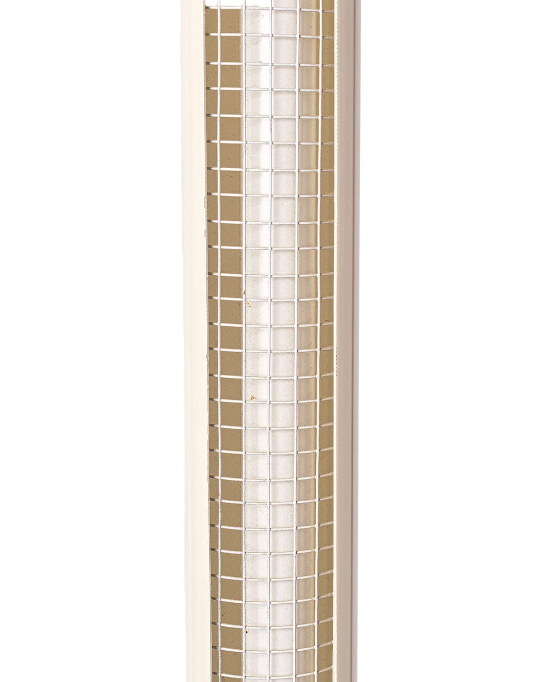 Floor lamp industrial, white, metal, Netherlands, 1980s. - 360244