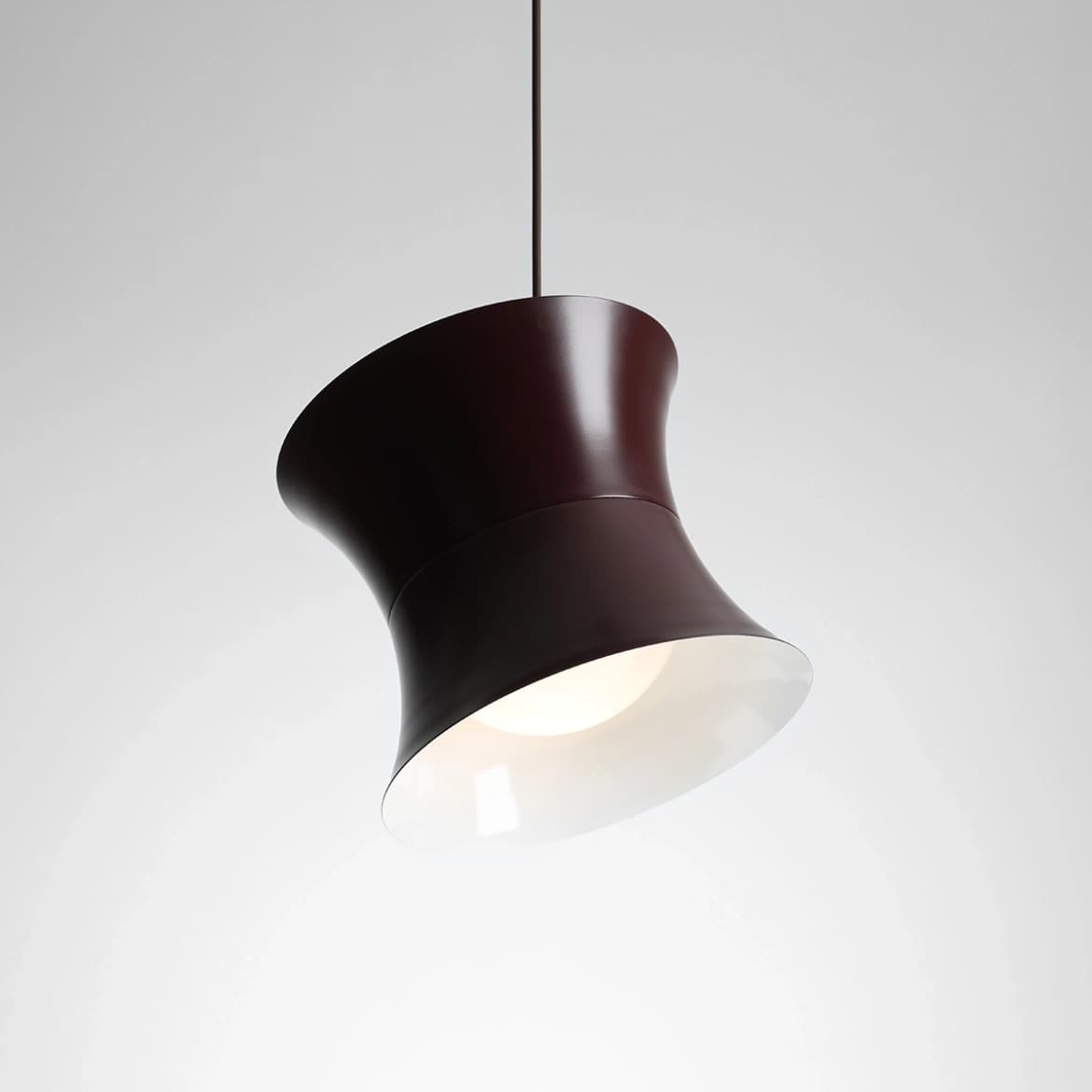 Lampa wisząca retro Kibo brązowa, proj. N. Szpunar, Artera - 360542