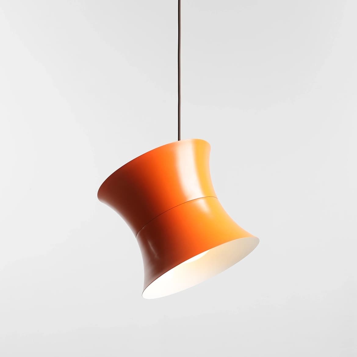 Lampa wisząca retro Kibo pomarańczowa, proj. N. Szpunar, Artera - 360579