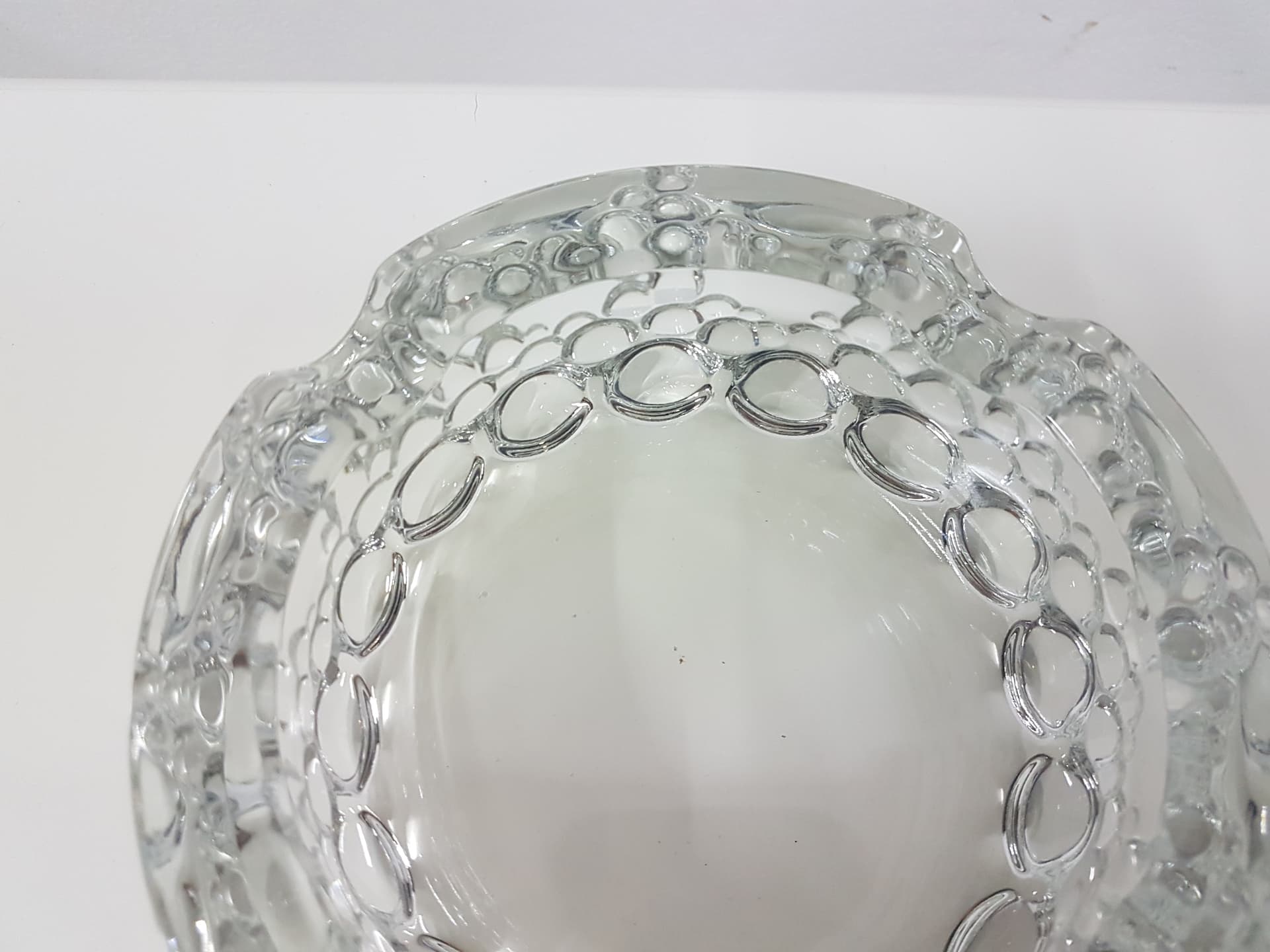 Twelve-piece set Bolero Bubble, transparent crystal glass, Walther Glas, Germany, 1970s - 360600