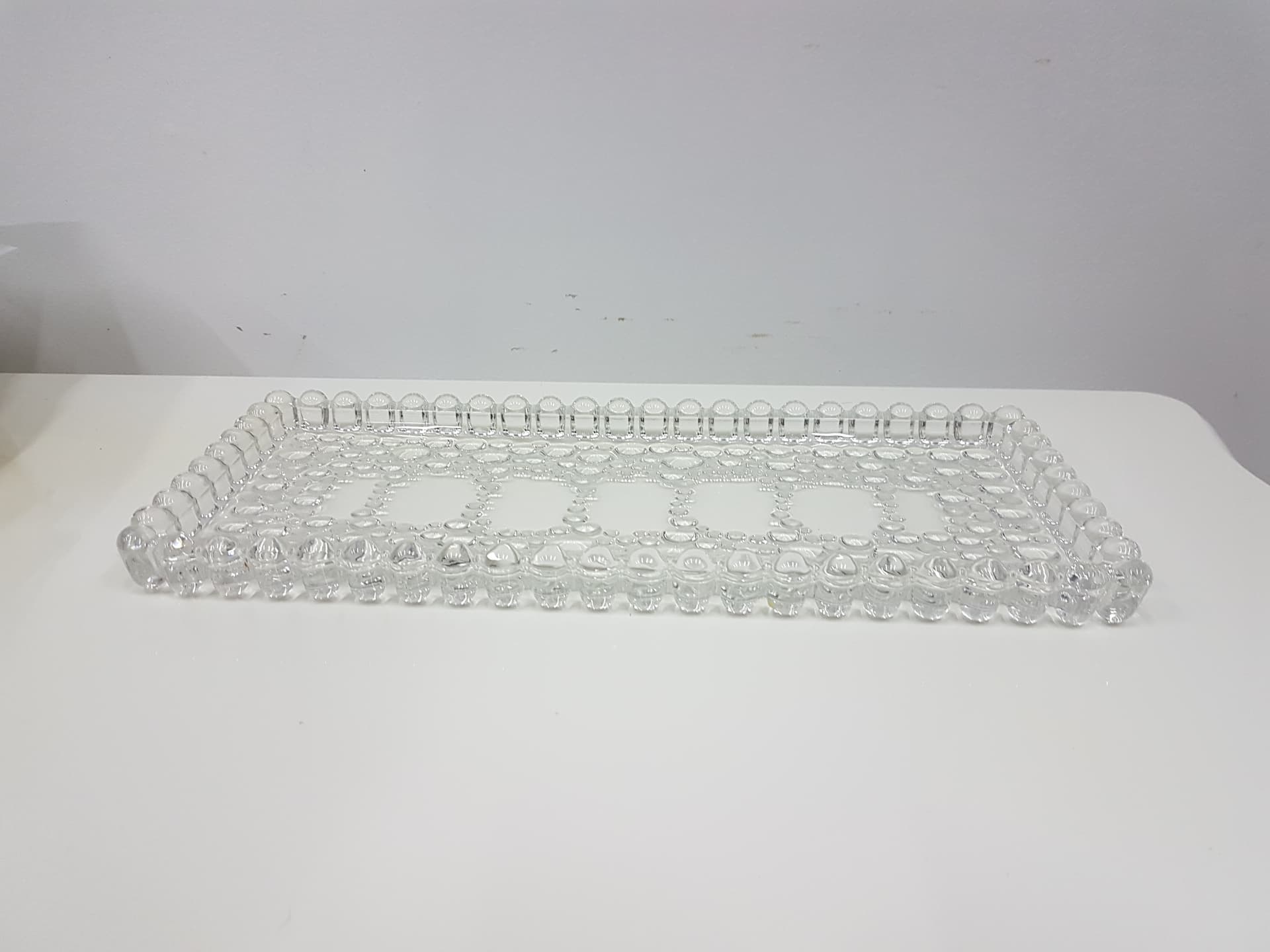 Twelve-piece set Bolero Bubble, transparent crystal glass, Walther Glas, Germany, 1970s - 360597