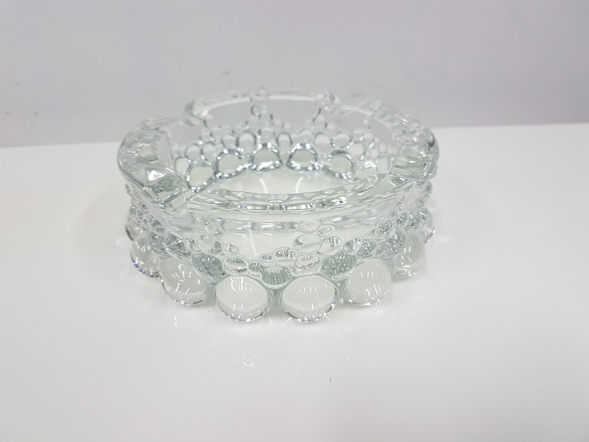 Twelve-piece set Bolero Bubble, transparent crystal glass, Walther Glas, Germany, 1970s - 360596