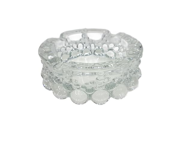 Twelve-piece set Bolero Bubble, transparent crystal glass, Walther Glas, Germany, 1970s - DIMENSION