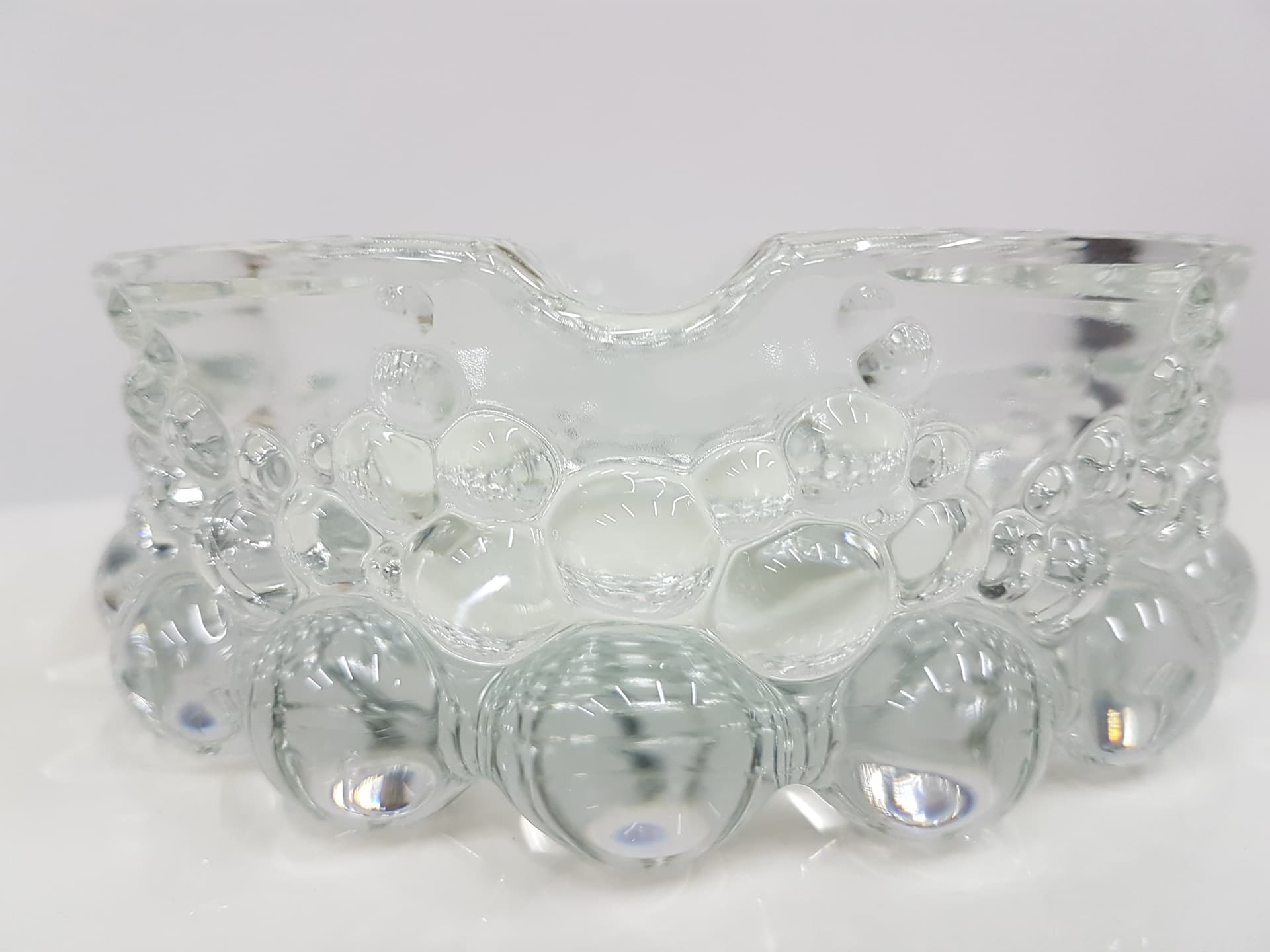 Twelve-piece set Bolero Bubble, transparent crystal glass, Walther Glas, Germany, 1970s - 360603
